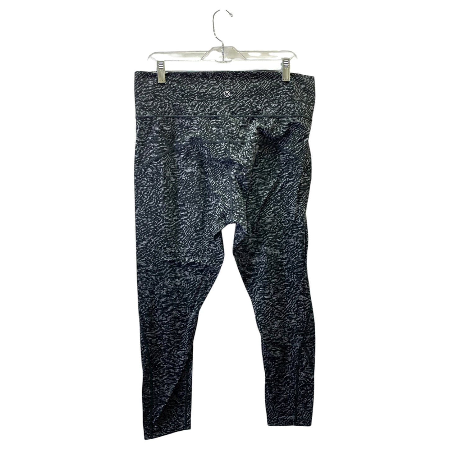 Athletic Leggings By COREIO In Black & Grey, Size:Xl