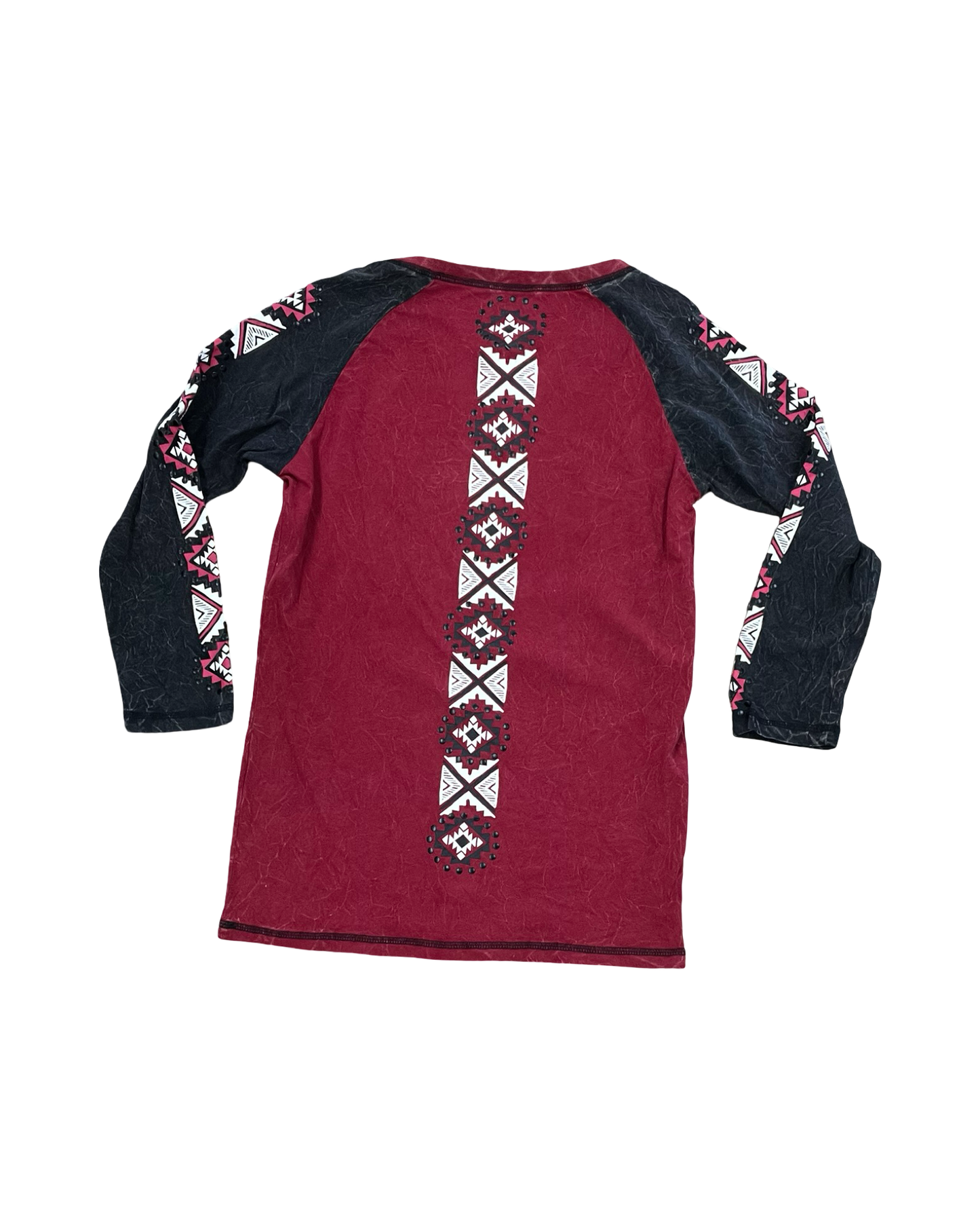 Top 3/4 Sleeve By Clothes Mentor In Red, Size:S