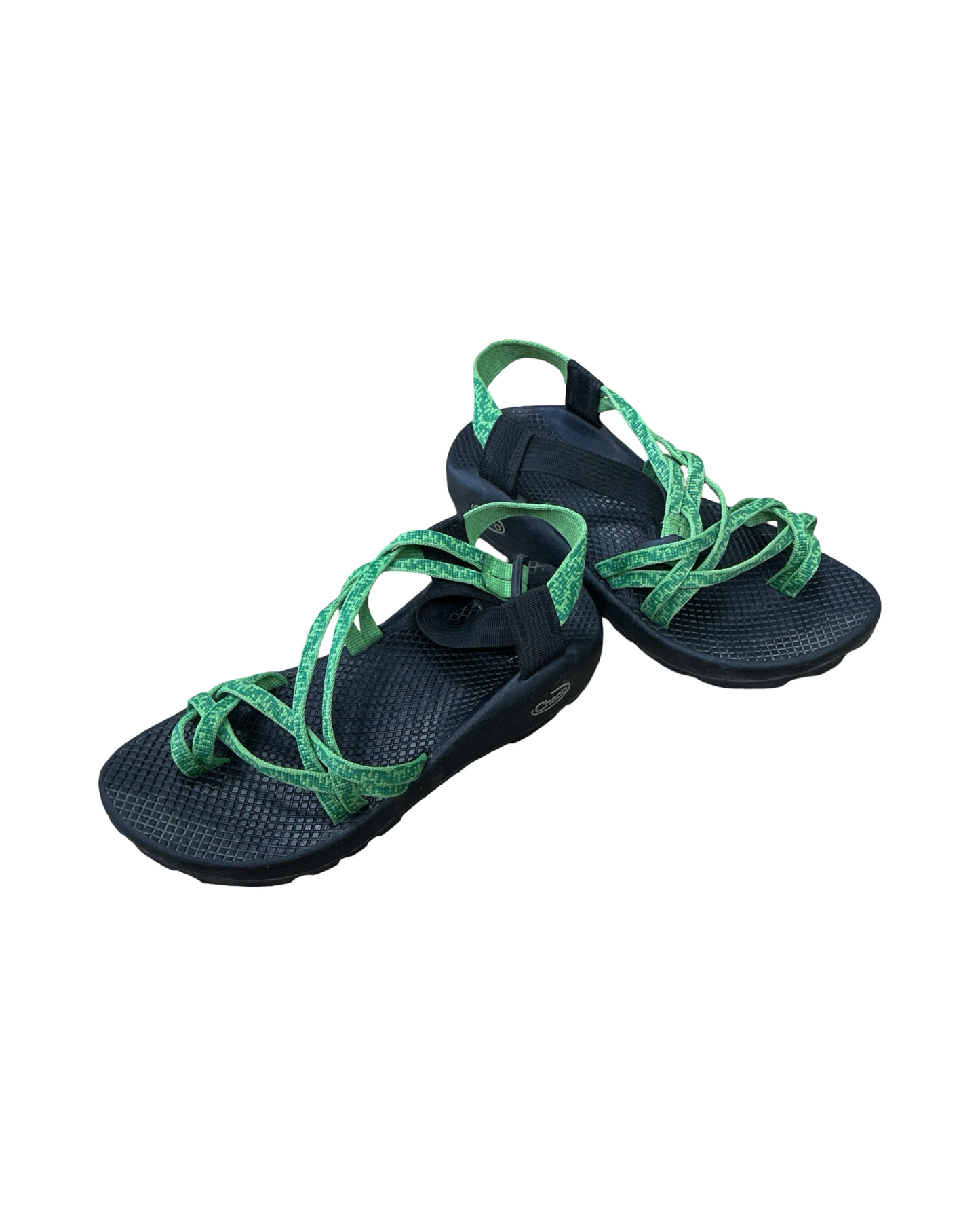 Sandals Flats By Chacos In Green, Size:7