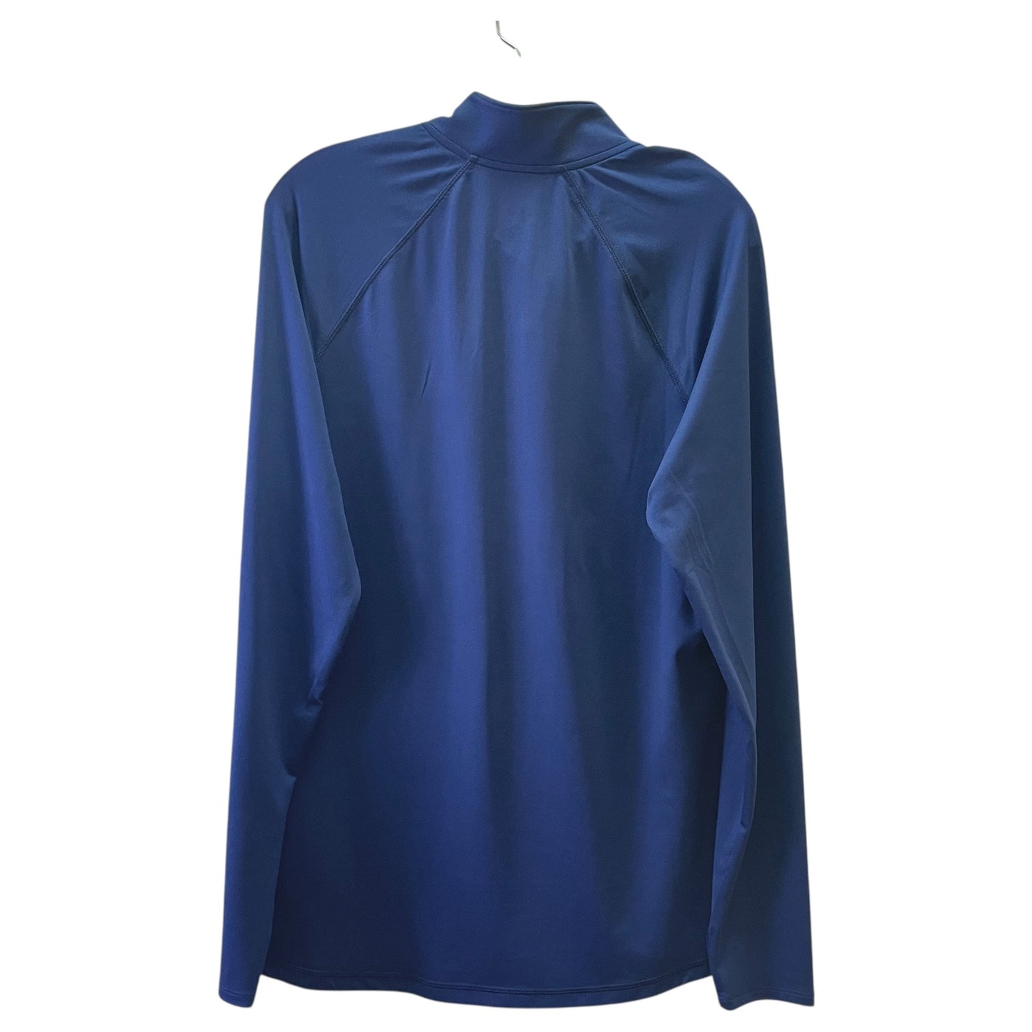 Athletic Top Ls Collar By Old Navy In Blue & White, Size:Xl