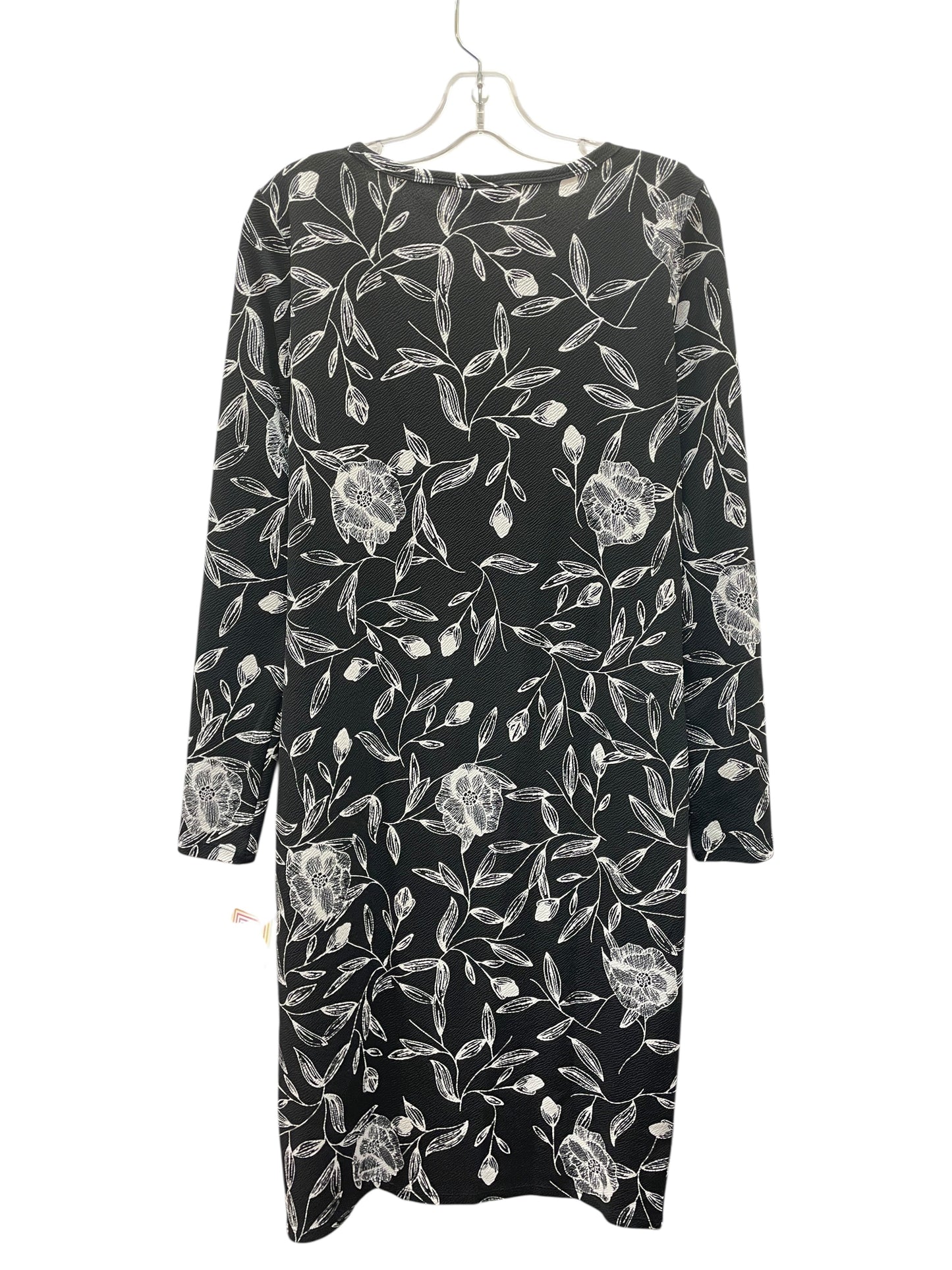 Dress Casual Midi By Lularoe In Black, Size:L