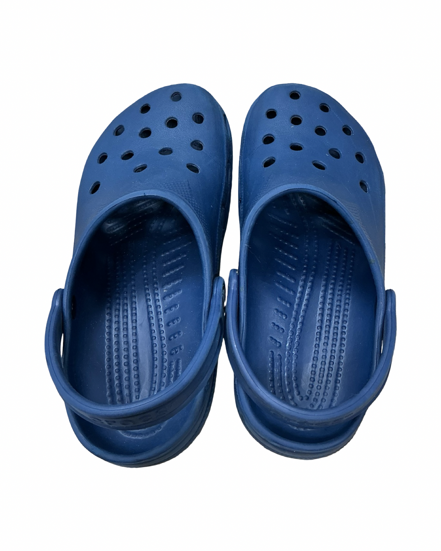 Sandals Flats By Crocs In Blue, Size:10