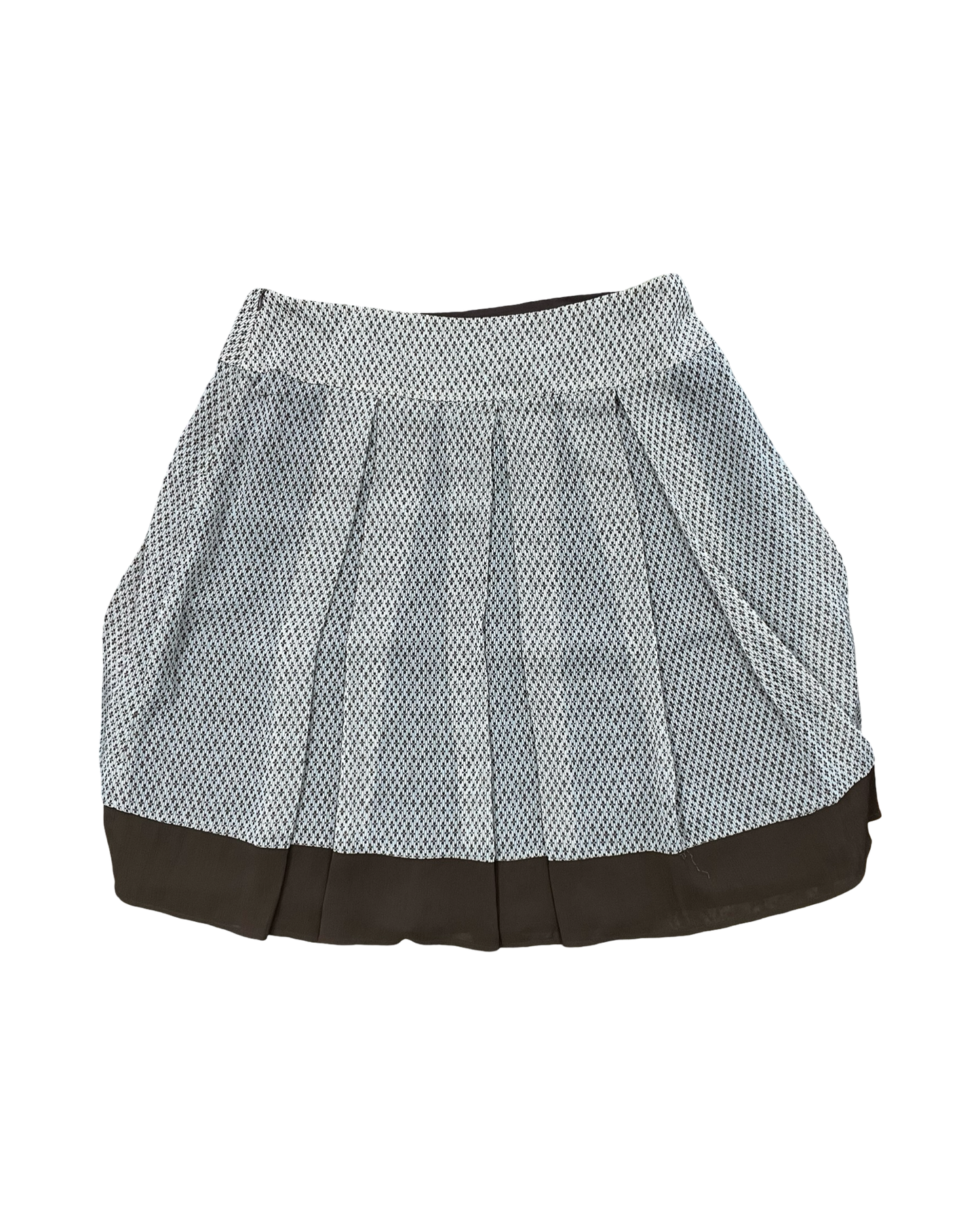 Skirt Midi By Worthington In Brown & Cream, Size:16