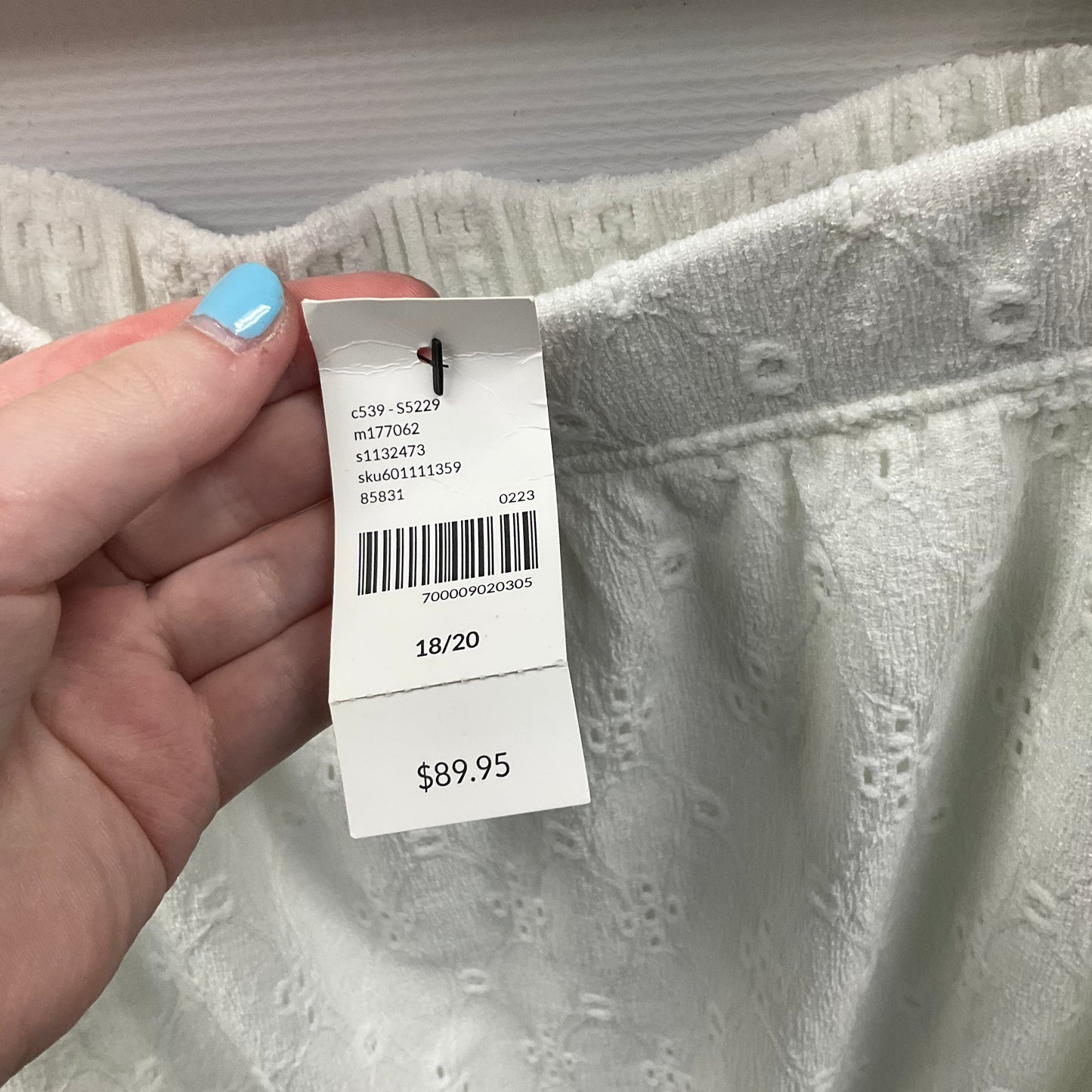 Skirt Maxi By Lane Bryant In White, Size: 18
