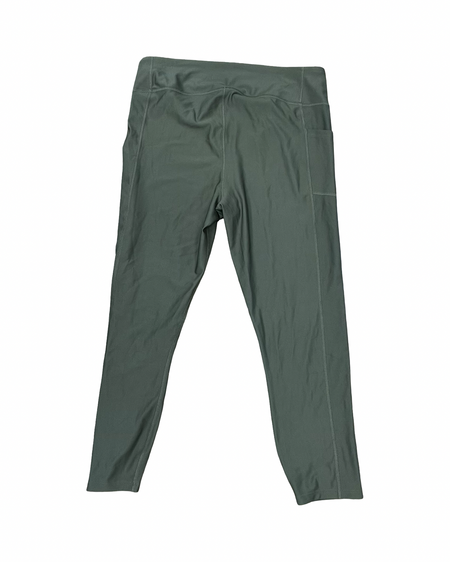 Athletic Leggings By Under Armour In Green, Size:Xl