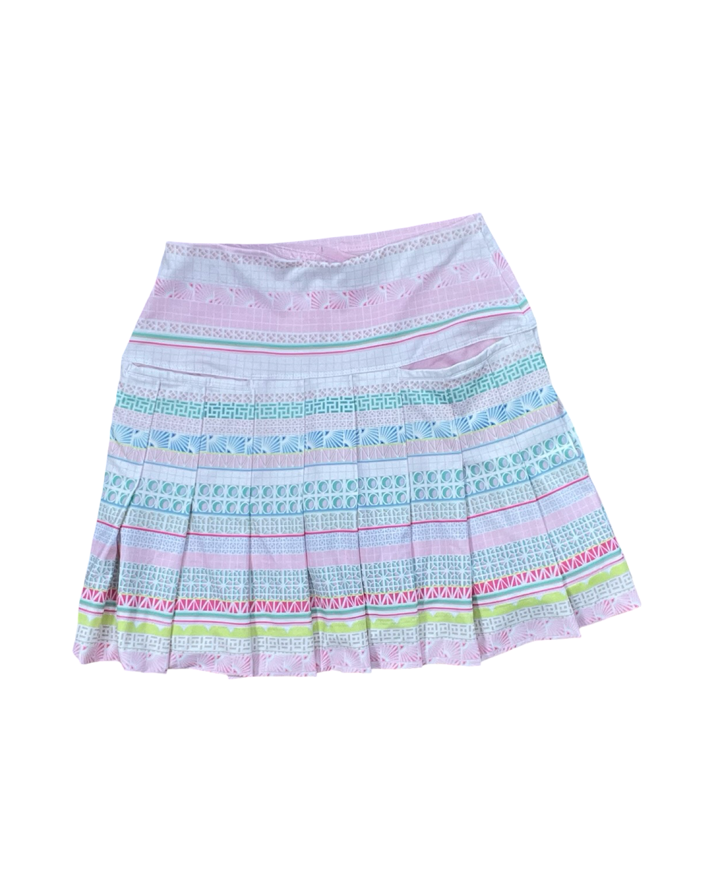 Skort By Lucky In Love In Pink & White, Size:Xs