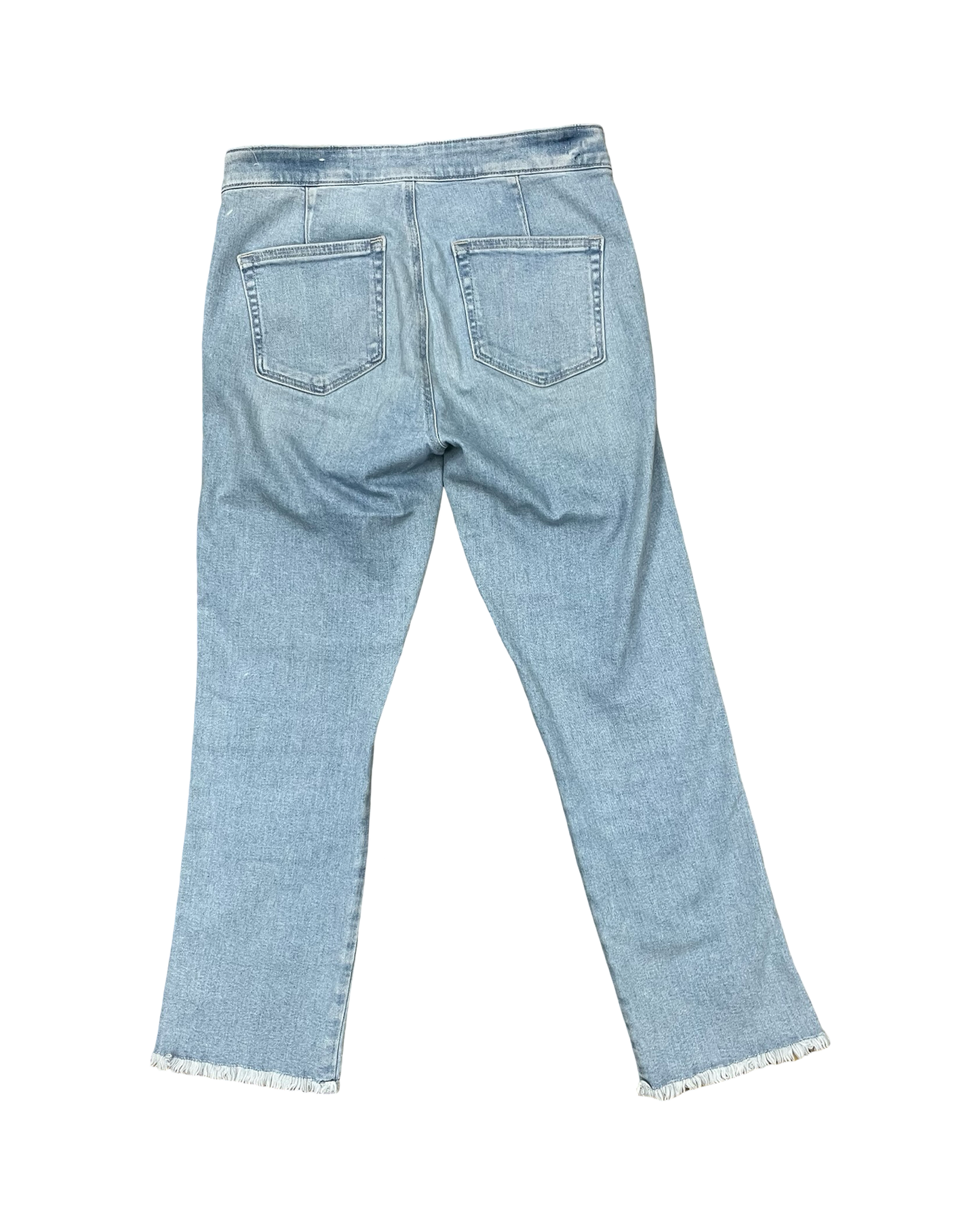 Jeans Straight By Loft In Blue Denim, Size:4