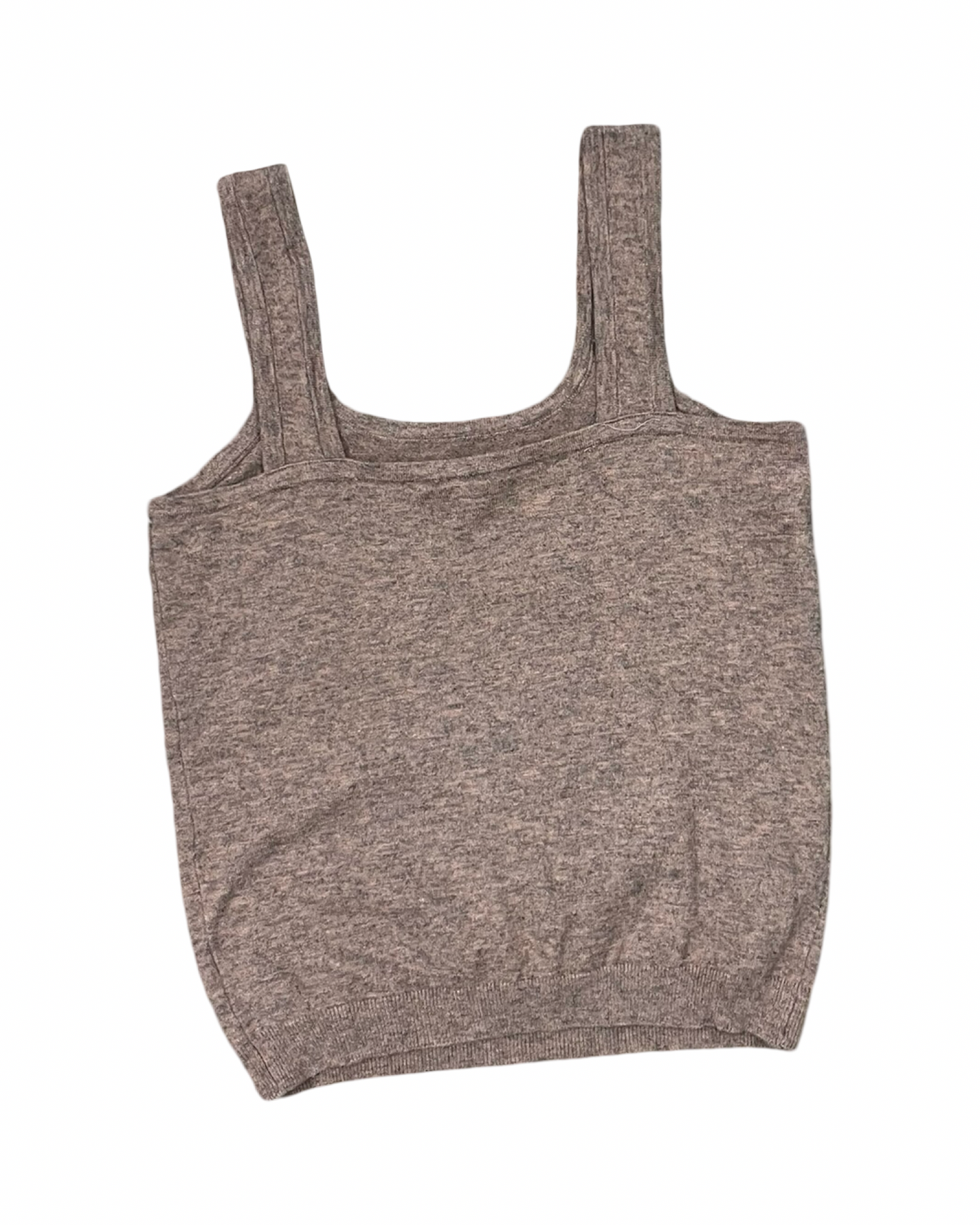 Top Sleeveless By Time And Tru In Brown, Size:M