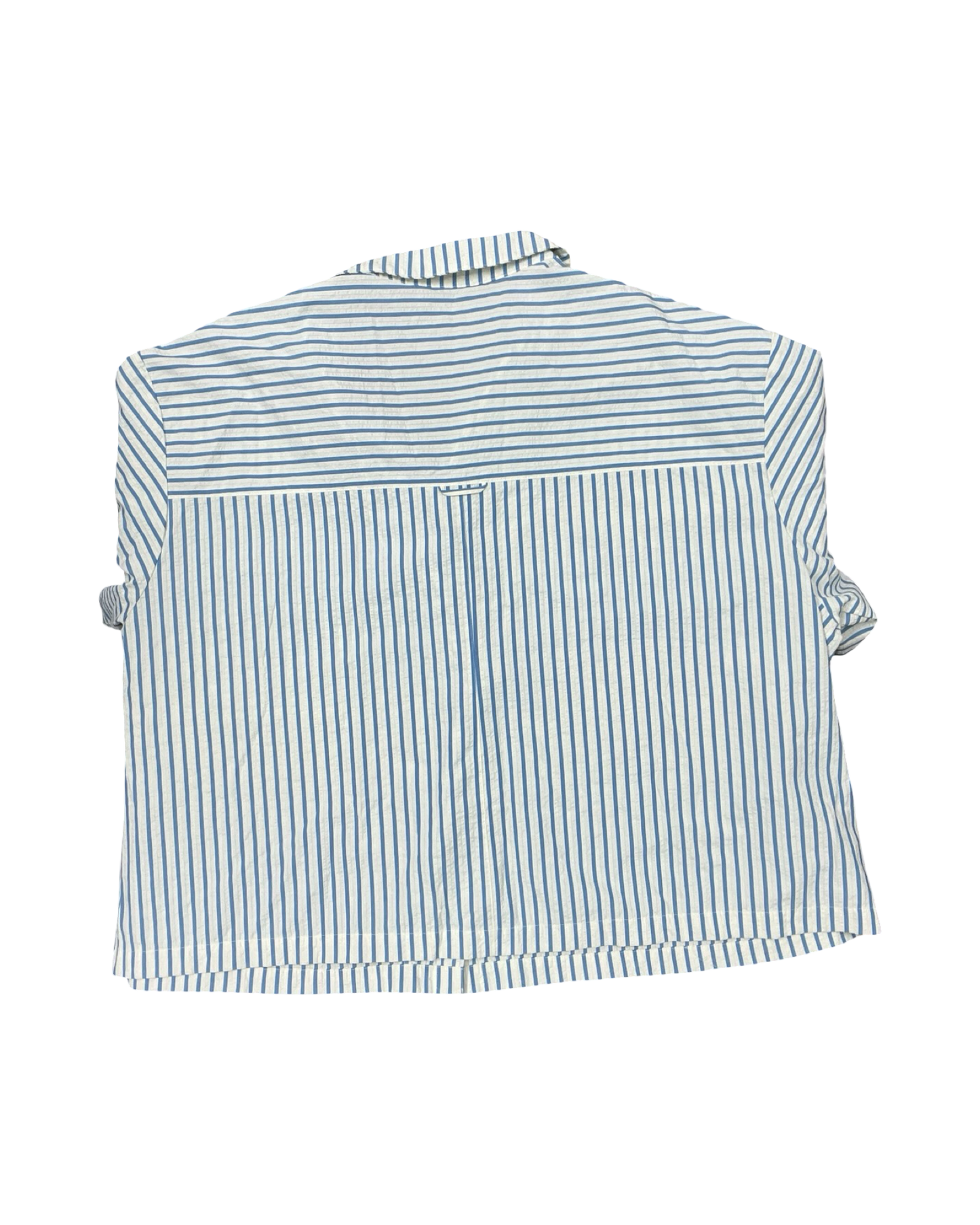 Top Ss By Asos In Blue & Cream, Size:3X