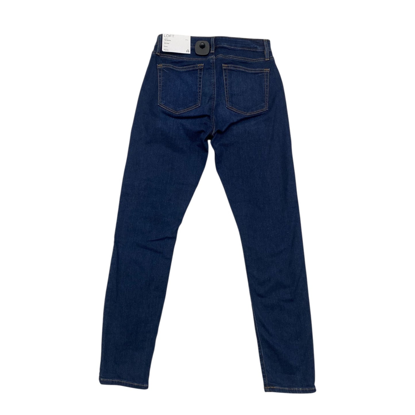 Jeans Skinny By Loft In Blue Denim, Size:0