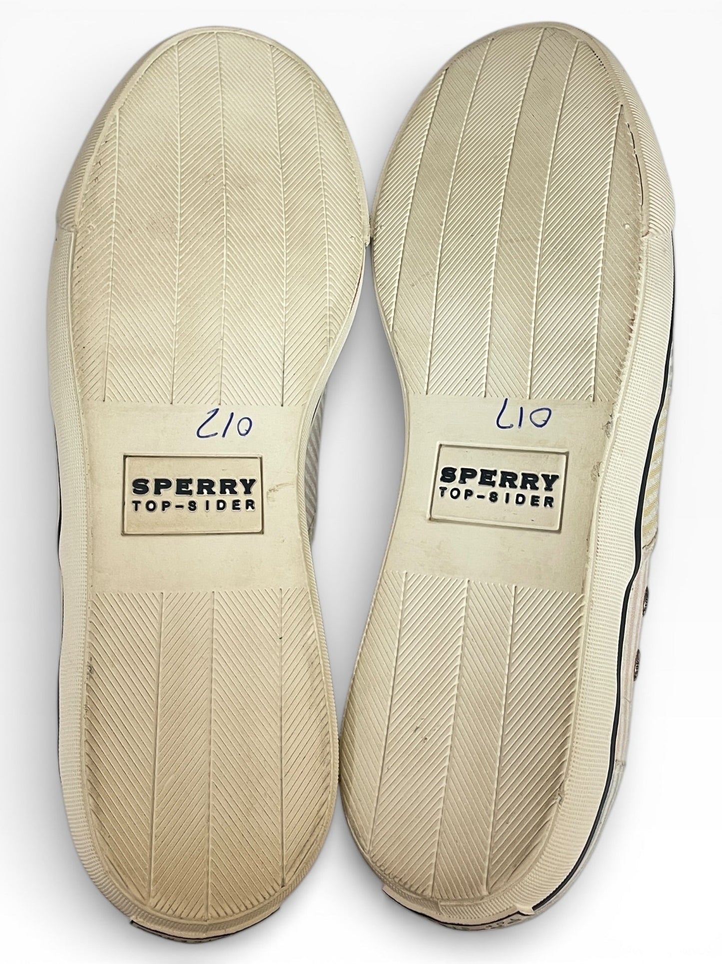 Shoes Flats By Sperry In Blue & Pink, Size:9.5