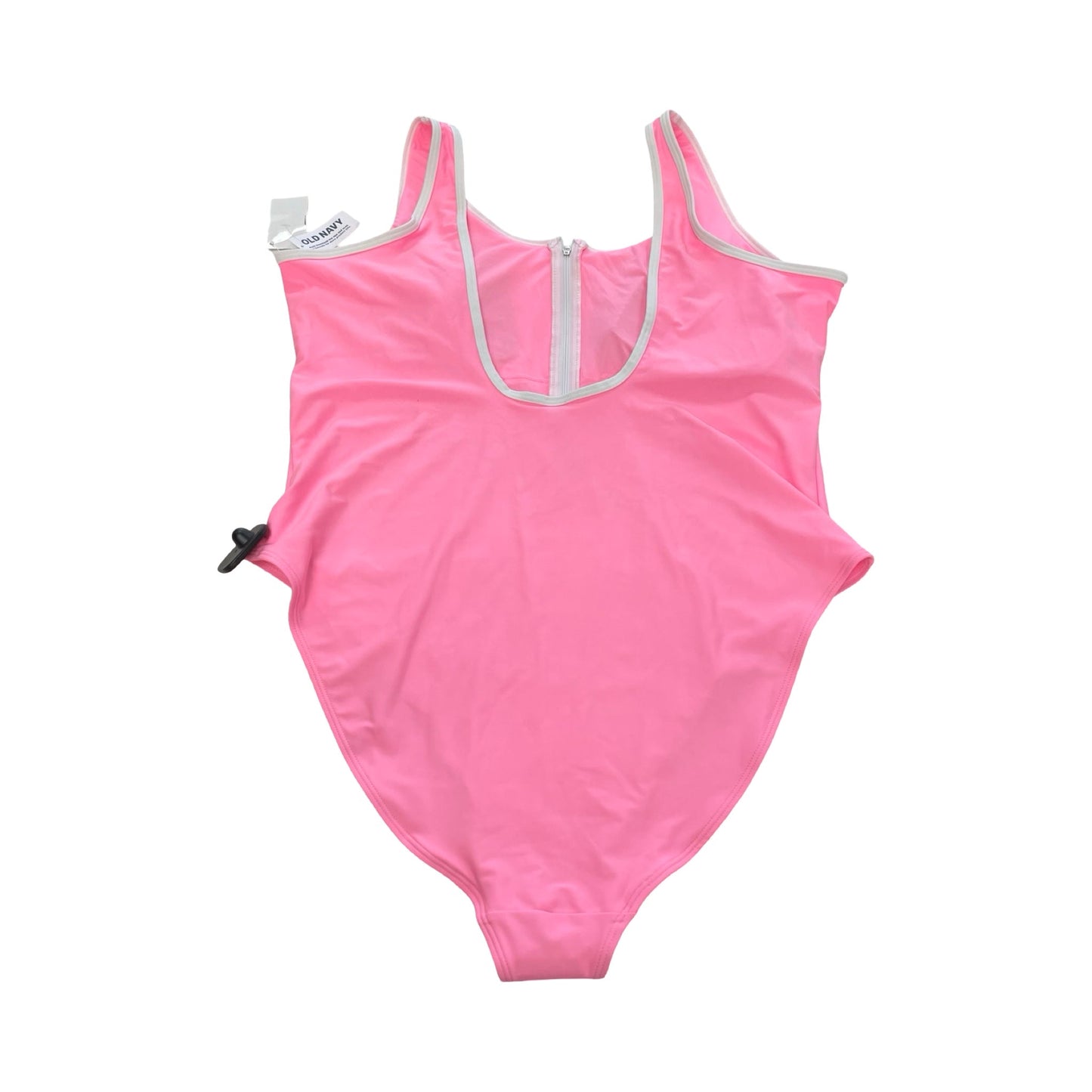Swimsuit By Old Navy In Pink & White, Size:Xxl
