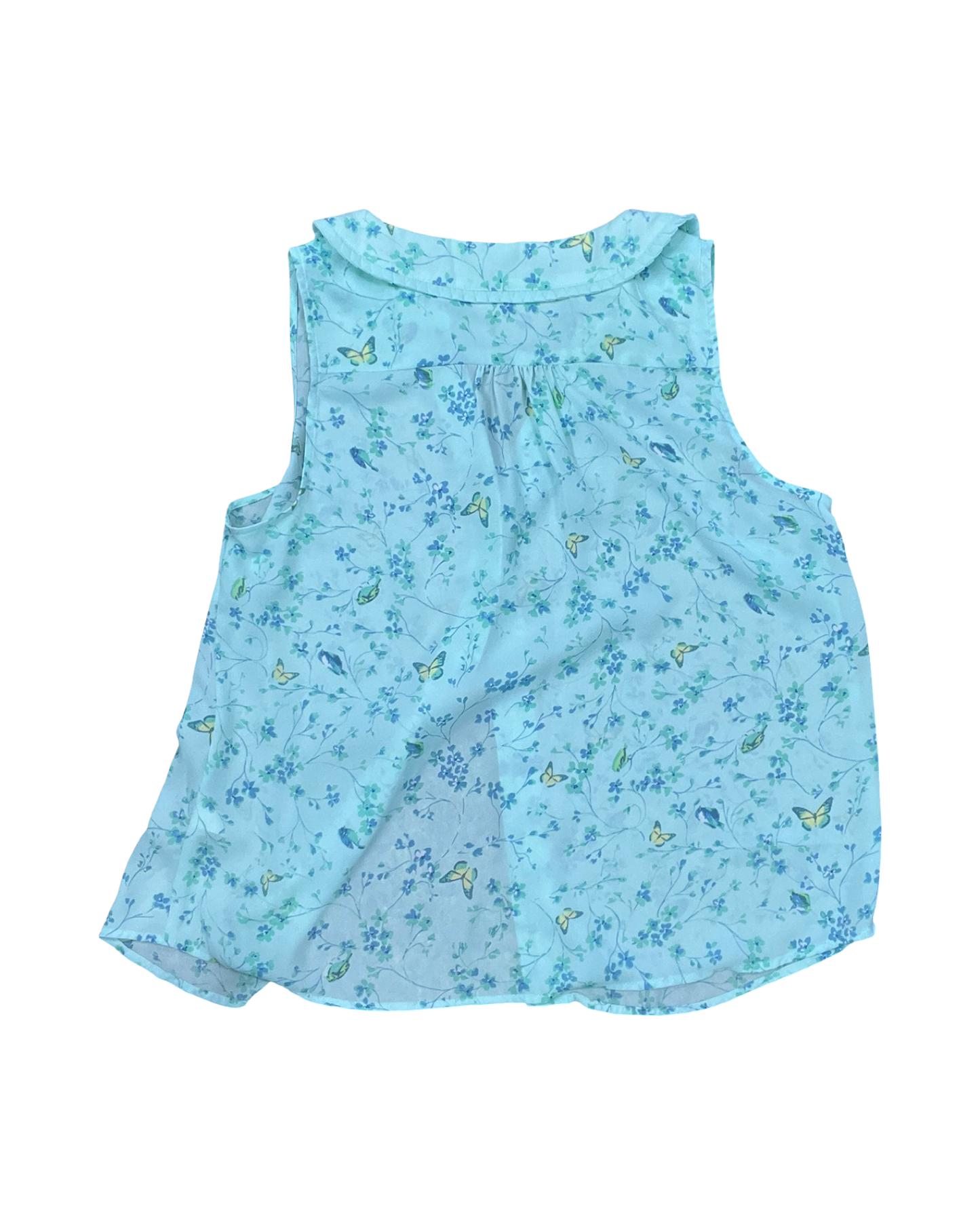 Blouse Sleeveless By Clothes Mentor In Blue, Size:L