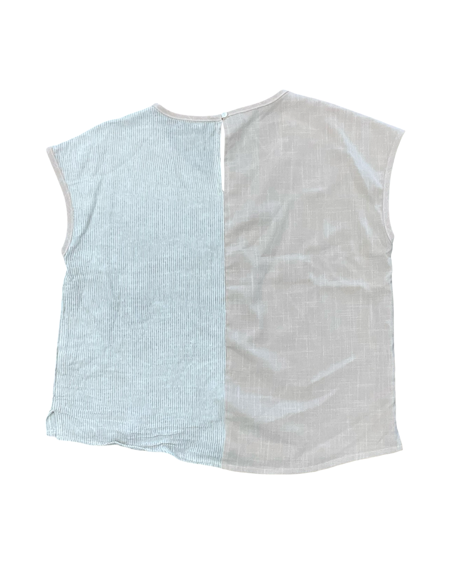 Top Ss By Hem & Thread In Beige, Size:L