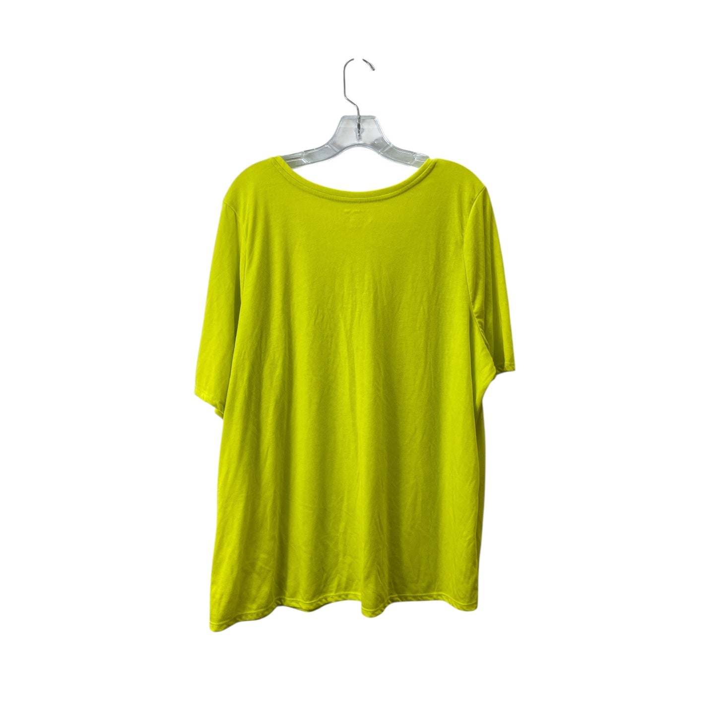 Top Ss Basic By Lane Bryant In Yellow, Size:2X