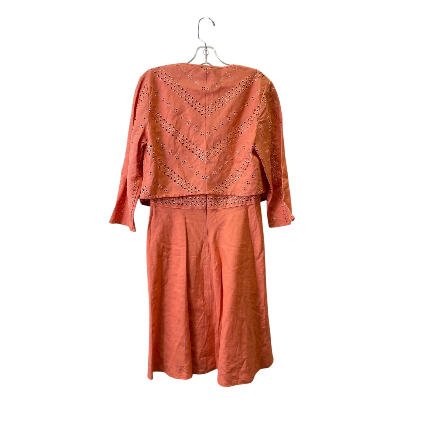 Dress Casual Short By Donna Morgan In Coral, Size:8P