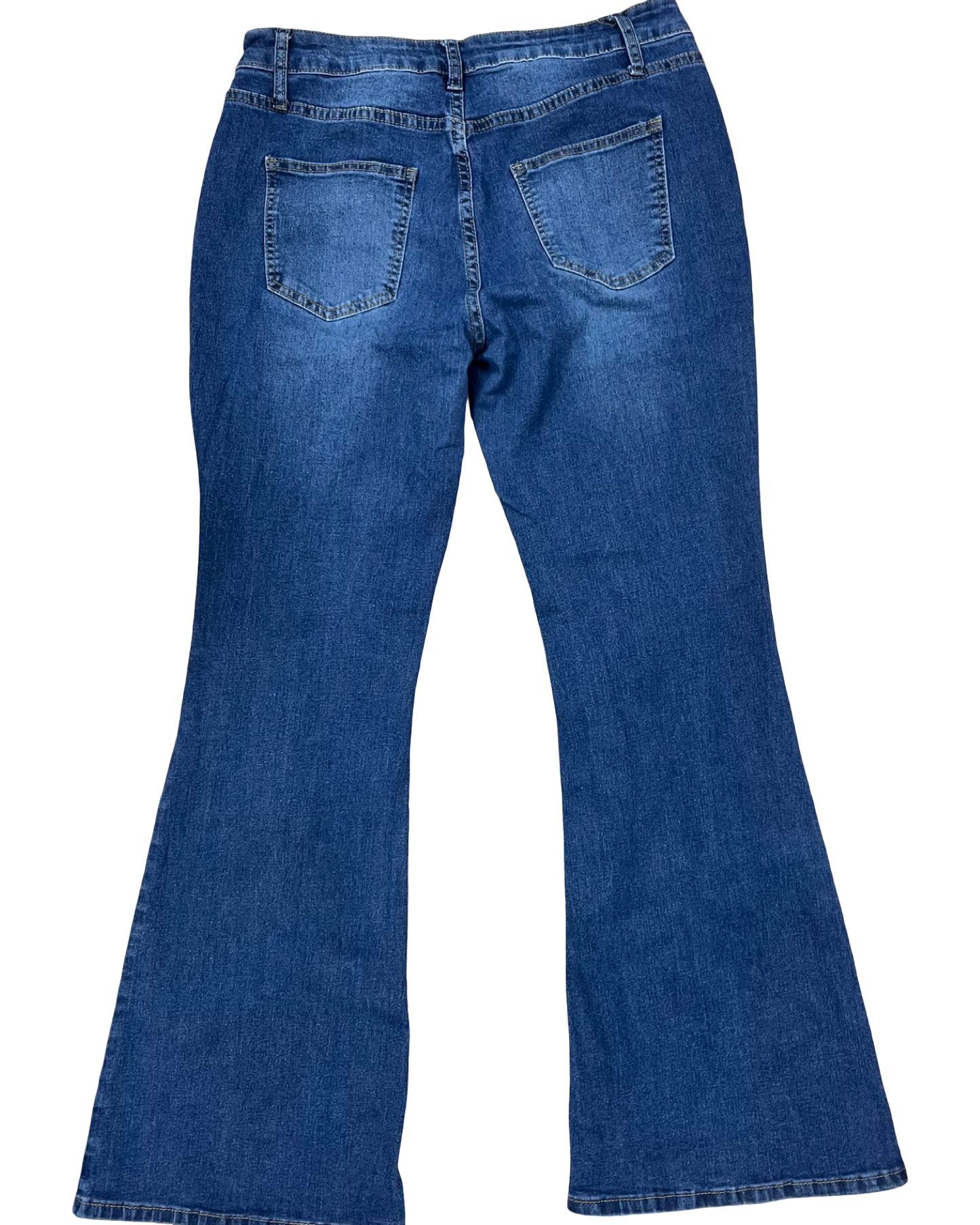 Jeans Boot Cut By Clothes Mentor In Blue Denim, Size:Xl