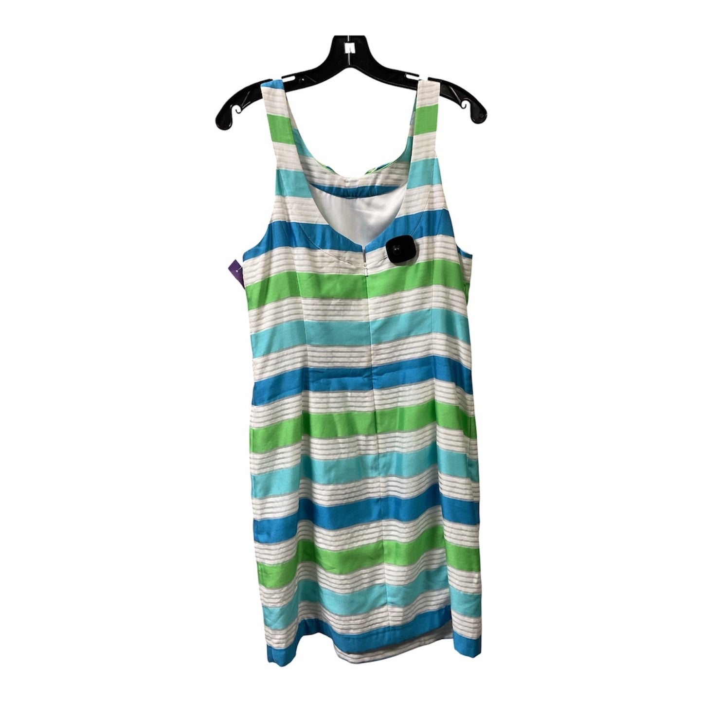Dress Designer By Lilly Pulitzer In Blue & Green, Size:12