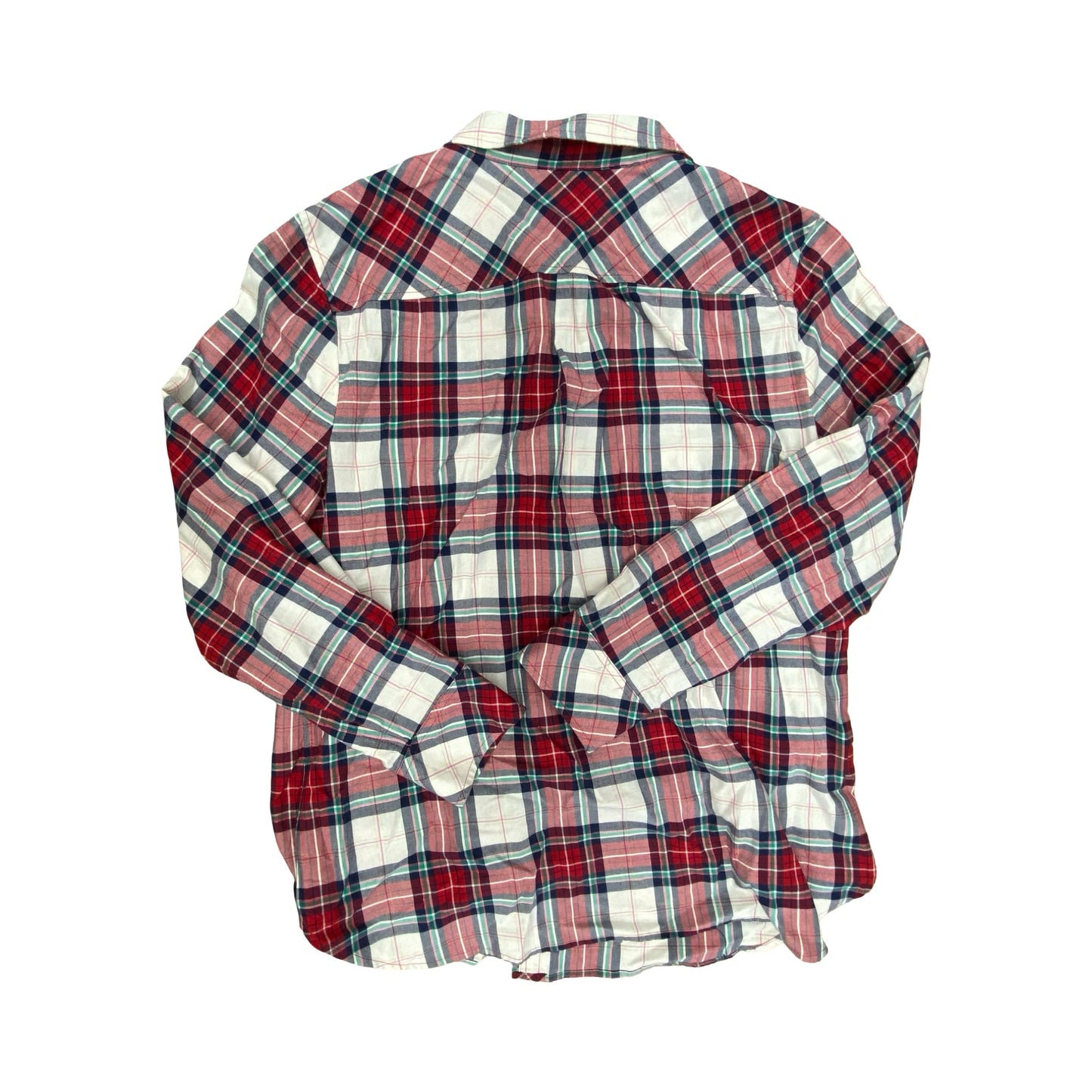 Top Ls By Talbots In Plaid Pattern, Size:L