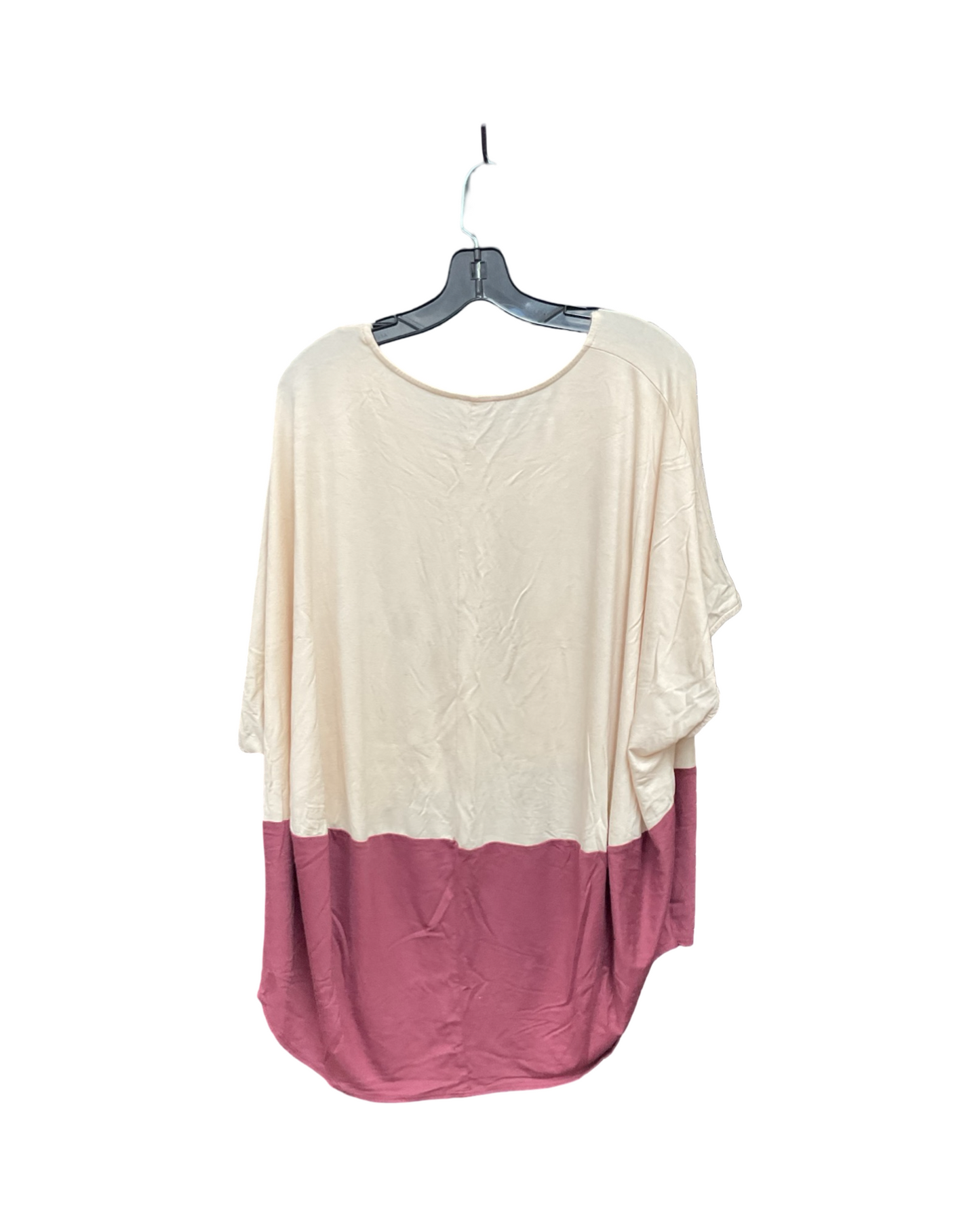 Top Sleeveless By Easel In Cream, Size:2X
