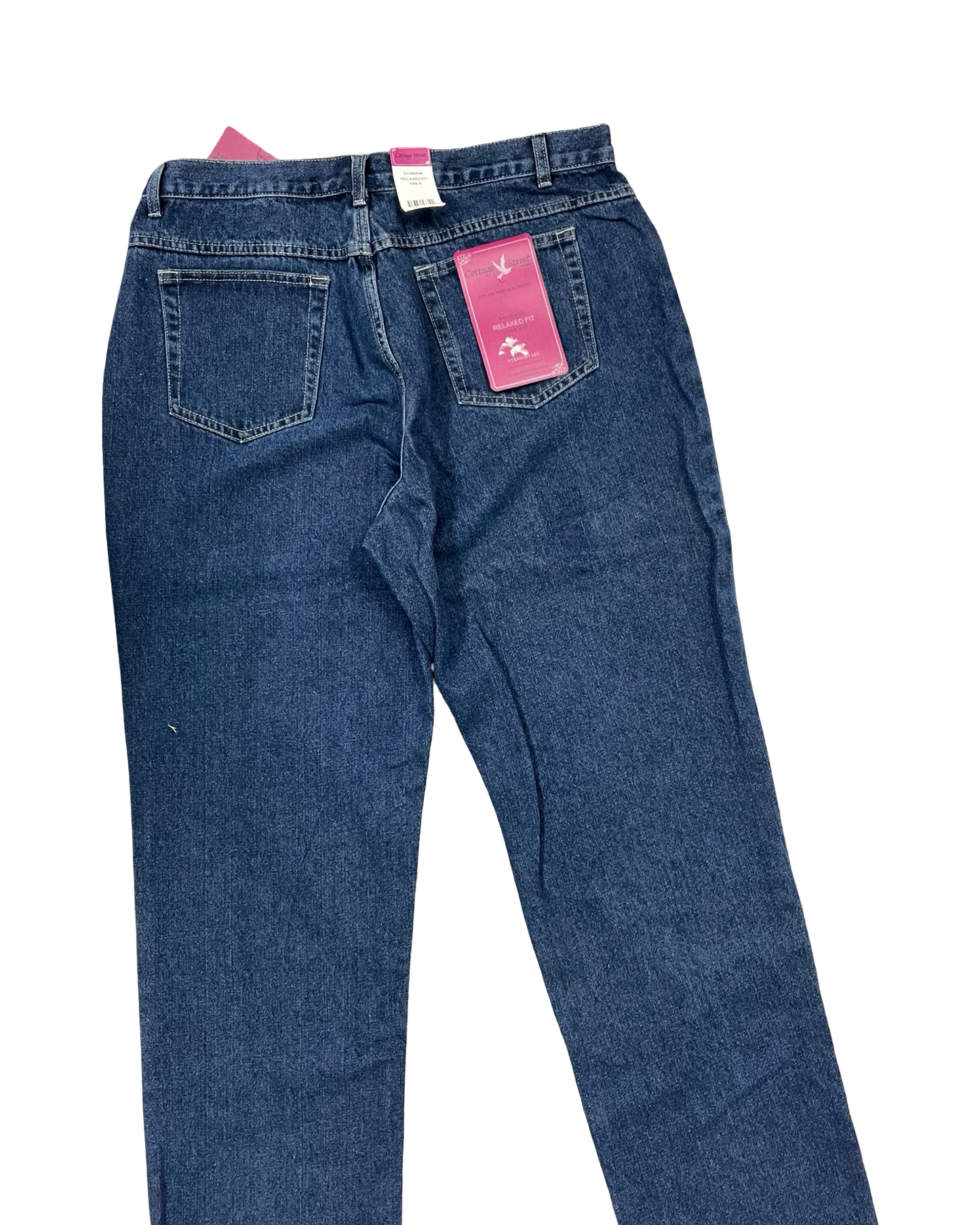 Jeans Straight By Clothes Mentor In Blue Denim, Size:16