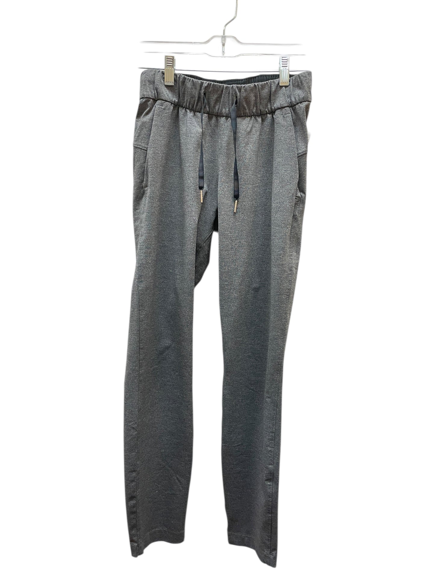 Athletic Pants By Lululemon In Grey, Size:2