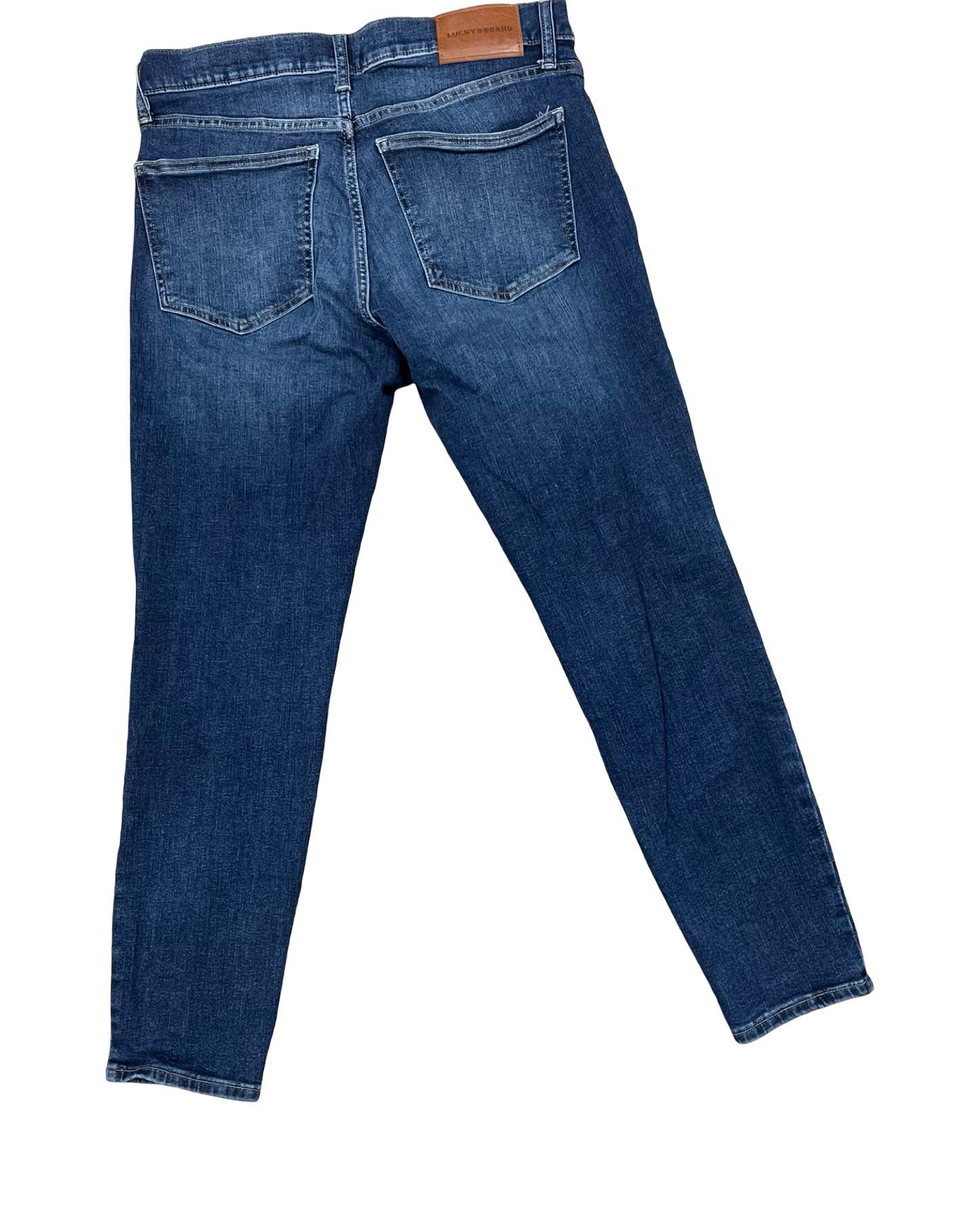 Jeans Skinny By Lucky Brand In Blue Denim, Size:10
