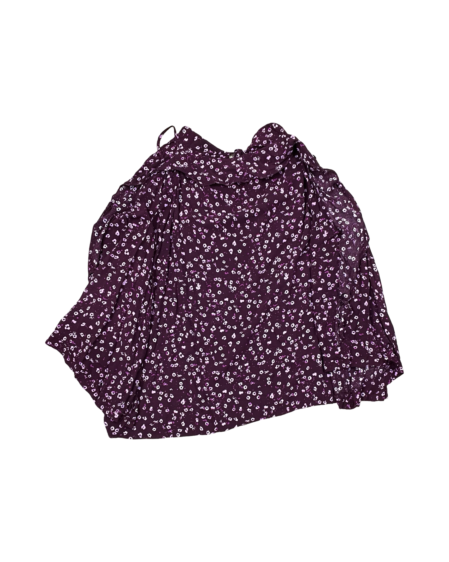 Top 3/4 Sleeve By Cato In Purple, Size:Xl