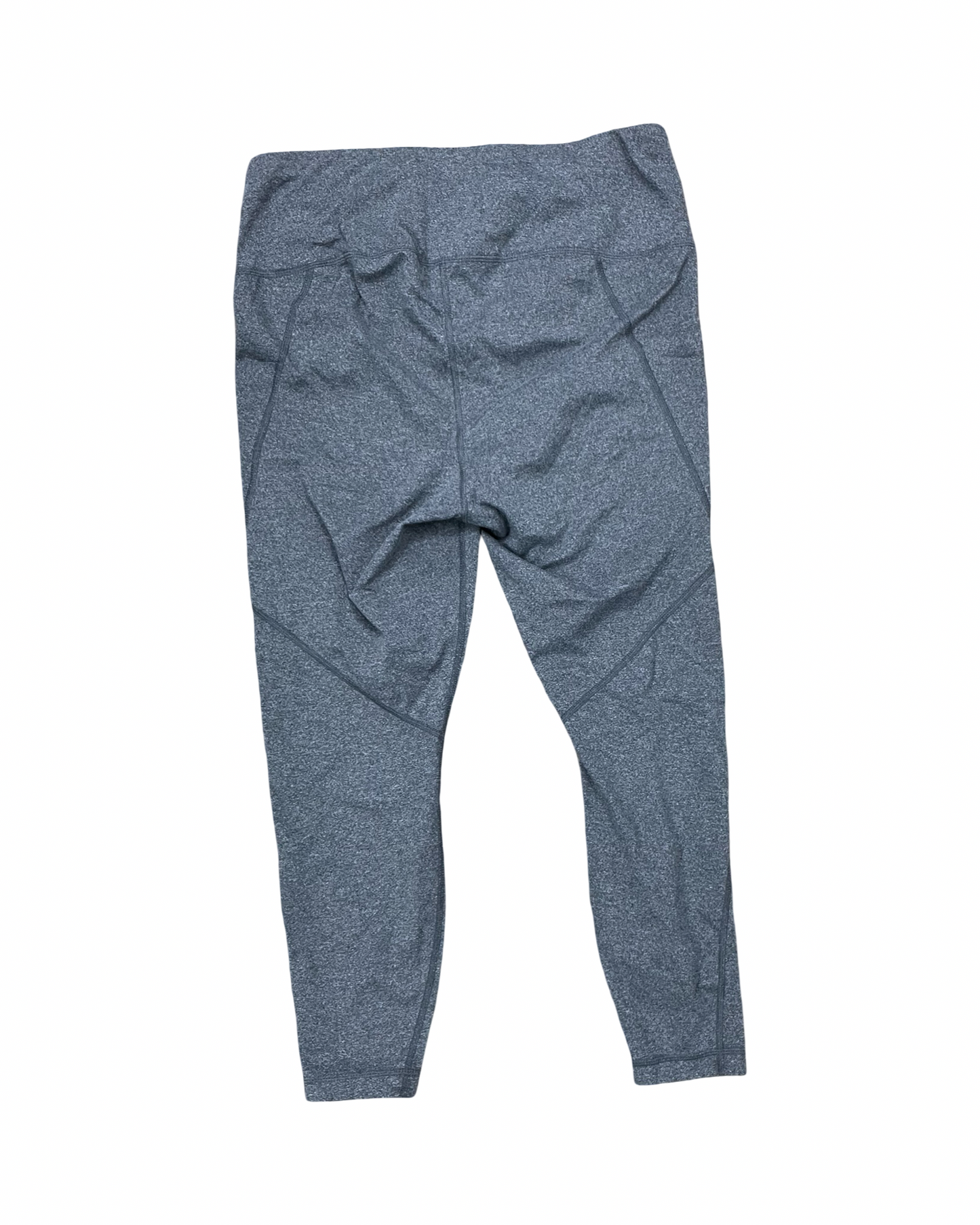 Athletic Leggings By Members Mark In Grey, Size:Xxl