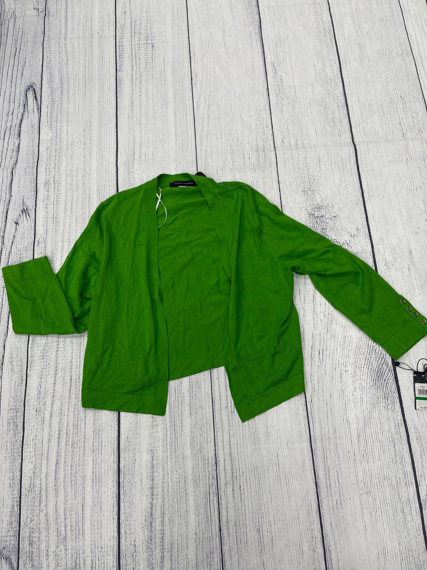 Cardigan By Tommy Hilfiger In Green, Size: L