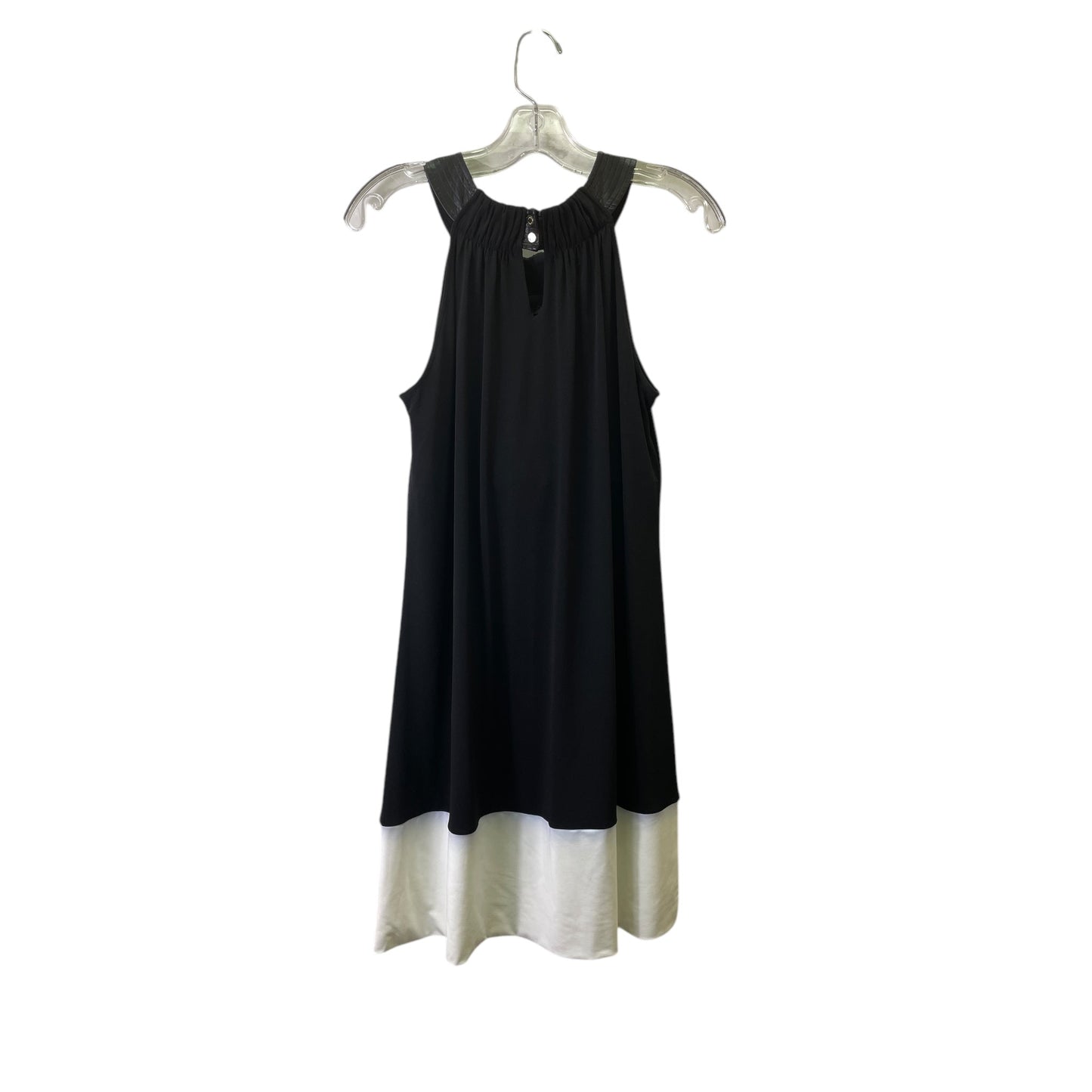 Dress Casual Midi By Calvin Klein In Black & White, Size:S