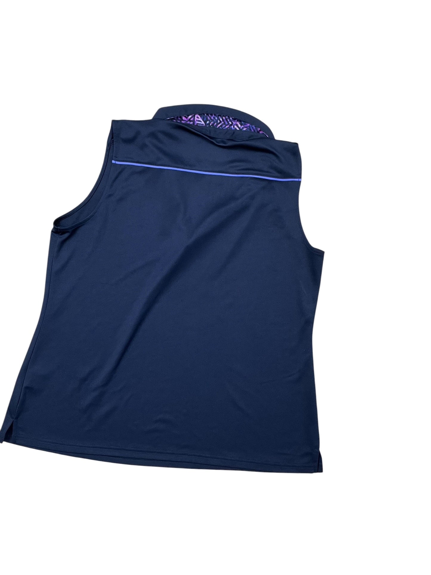 Top Sleeveless By Made For Life In Navy, Size:Xl