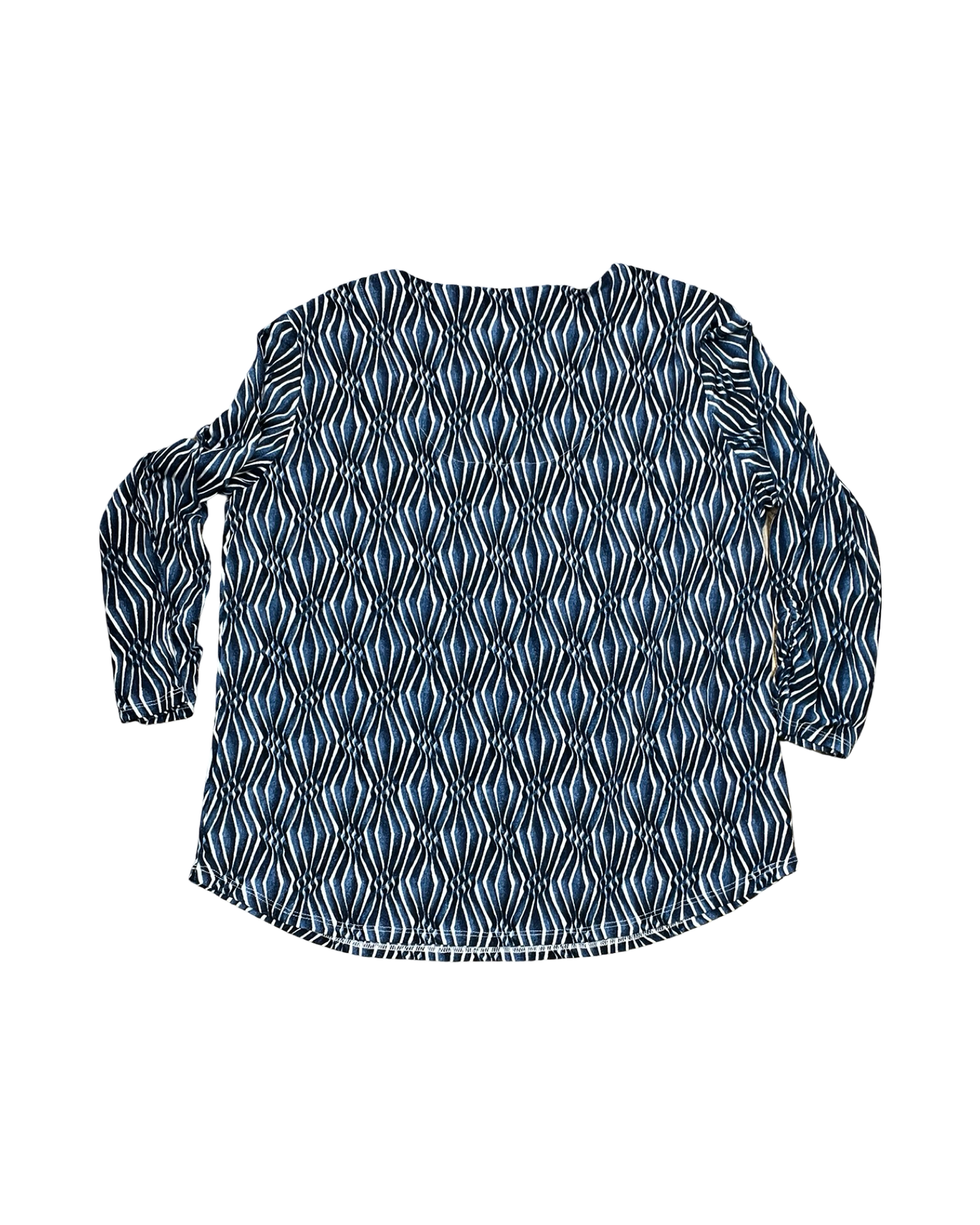 Top Ss By Alfred Dunner In Blue & White, Size:S