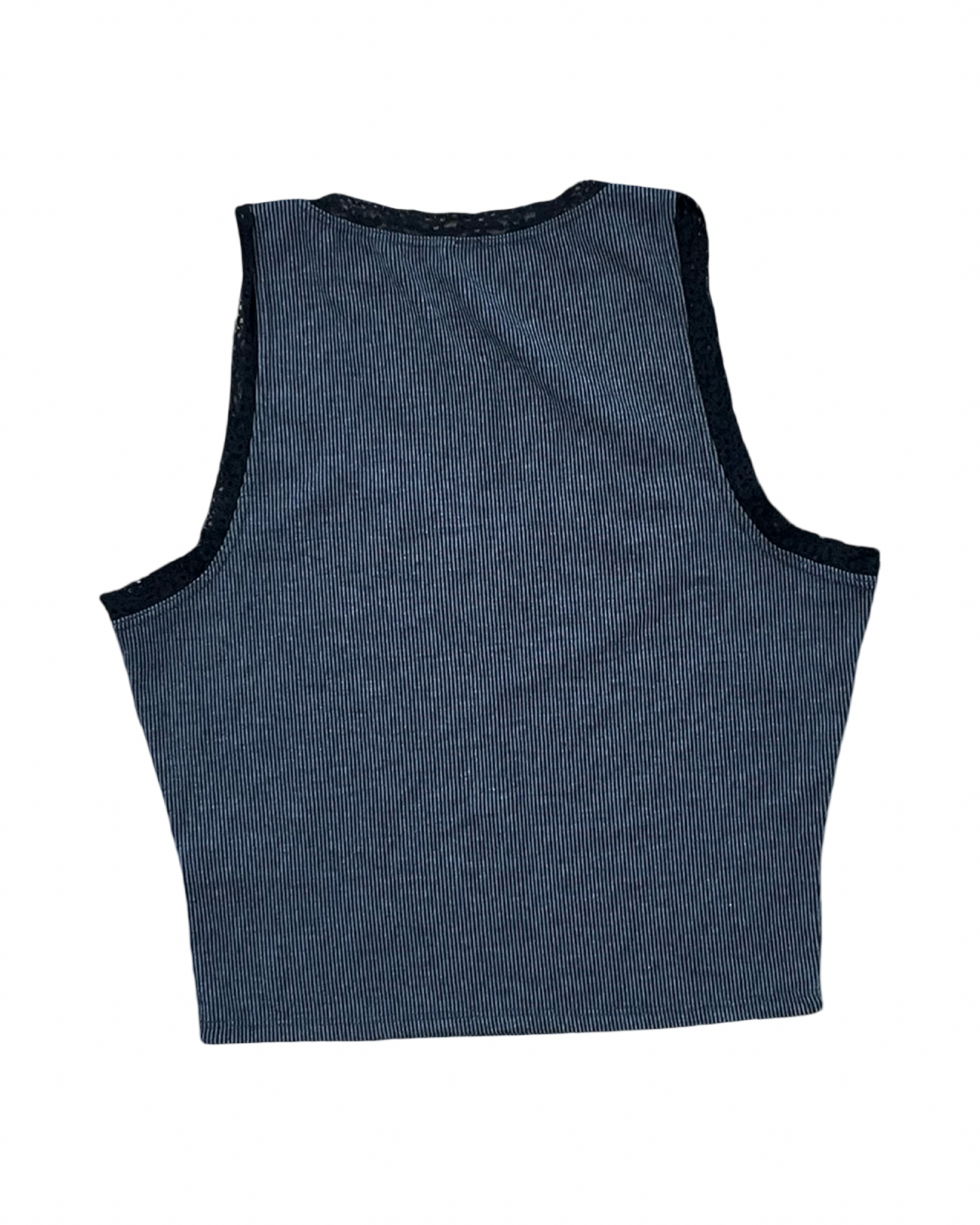 Top Sleeveless By Clothes Mentor In Grey, Size:L