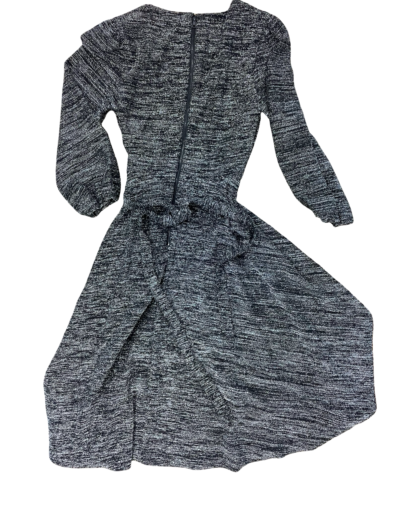 Dress Party Midi By Cma In Black & Silver, Size:Xs
