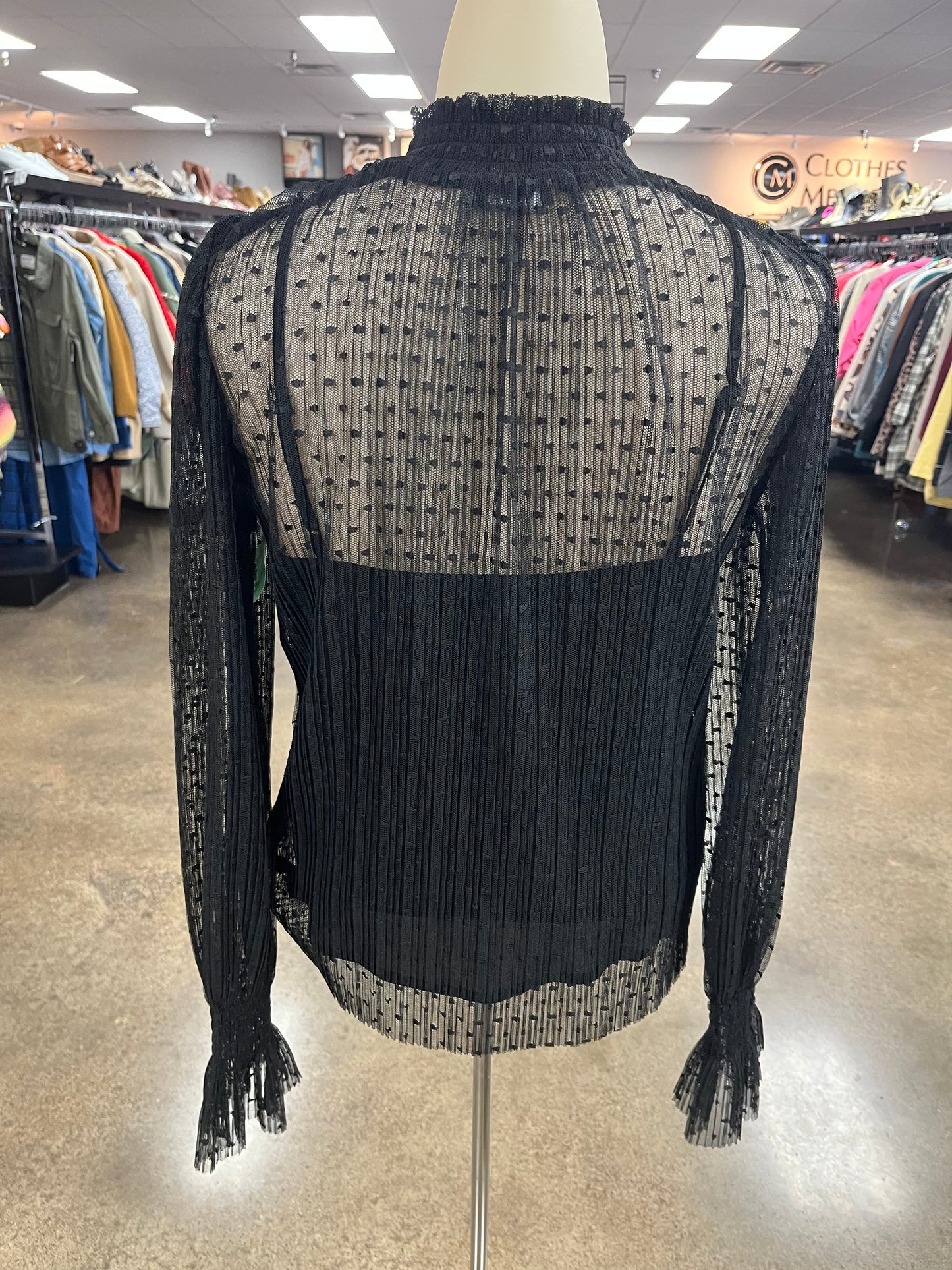 Top Ls By 1.State In Black, Size:S