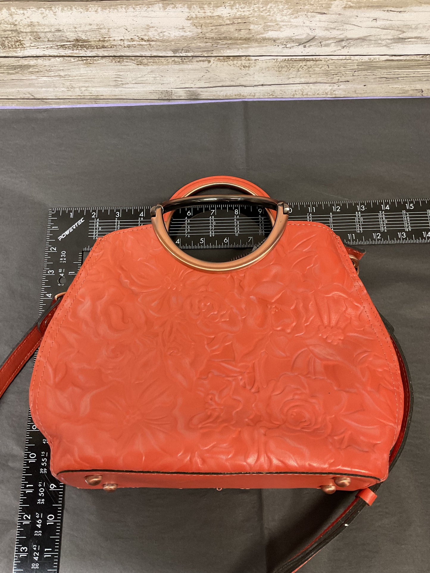 Handbag Designer By Patricia Nash In Orange, Size:Medium