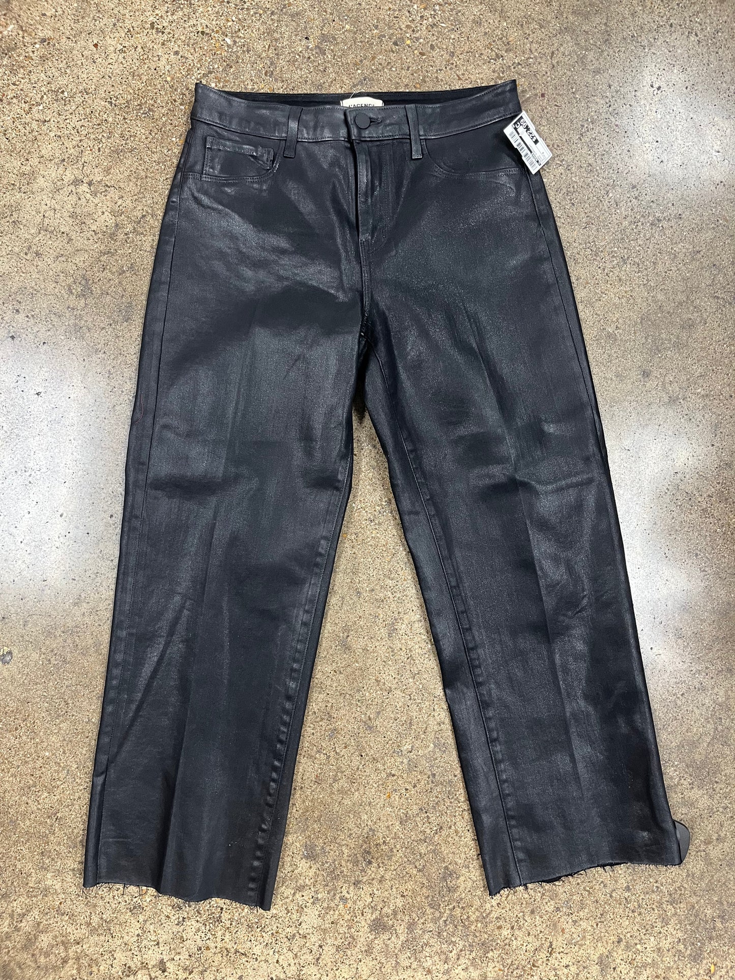 Jeans Straight By L Agence In Black, Size:4