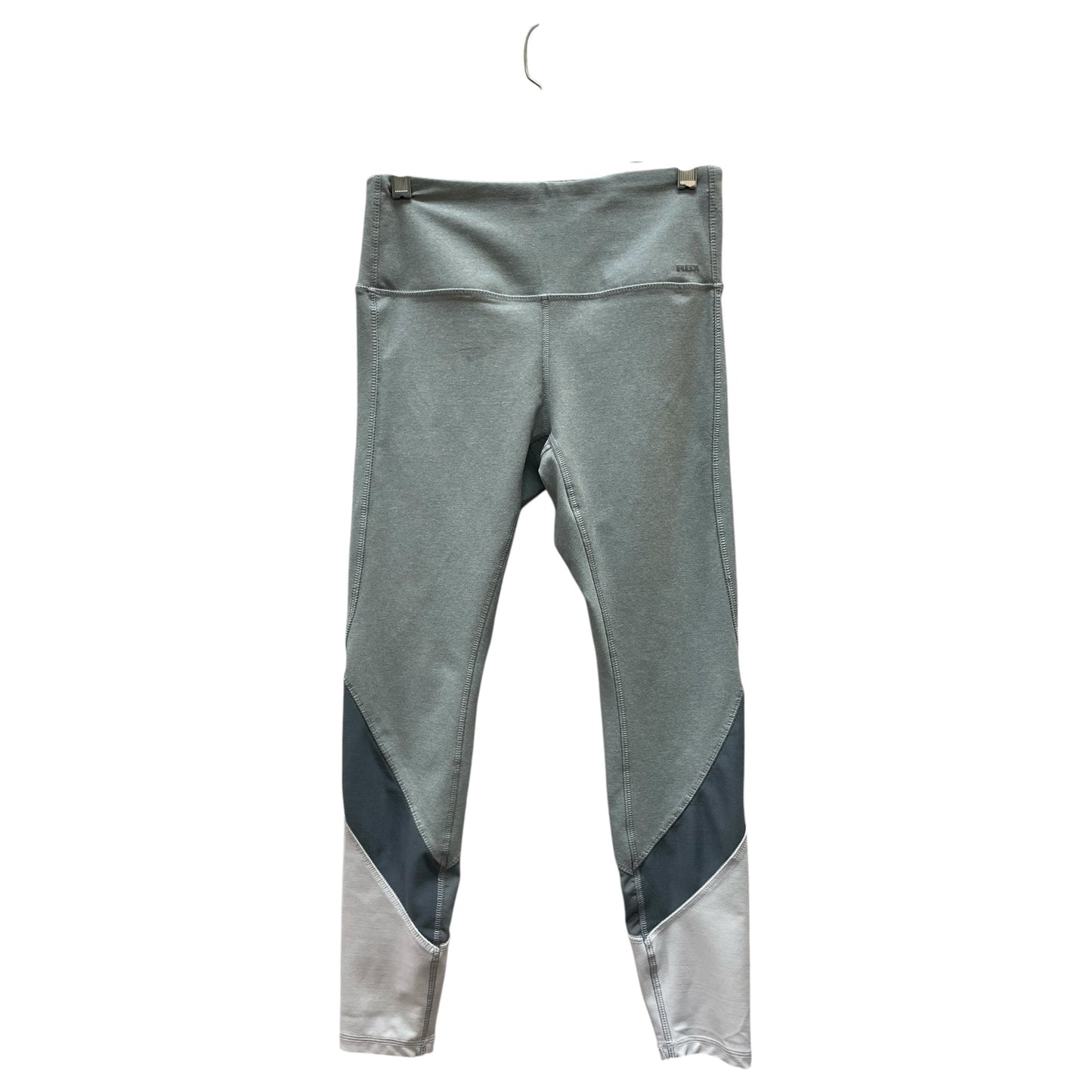 Athletic Leggings By Rbx In Grey & White, Size:4