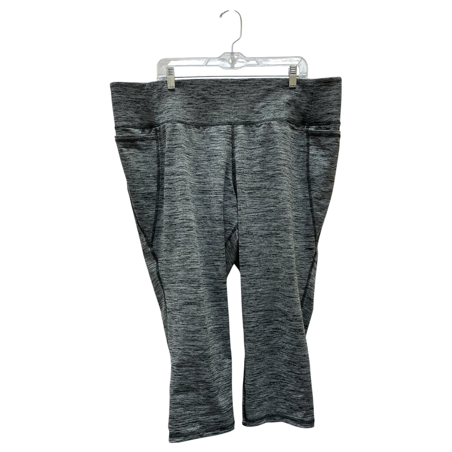 Athletic Leggings By Livi Active In Grey, Size:22