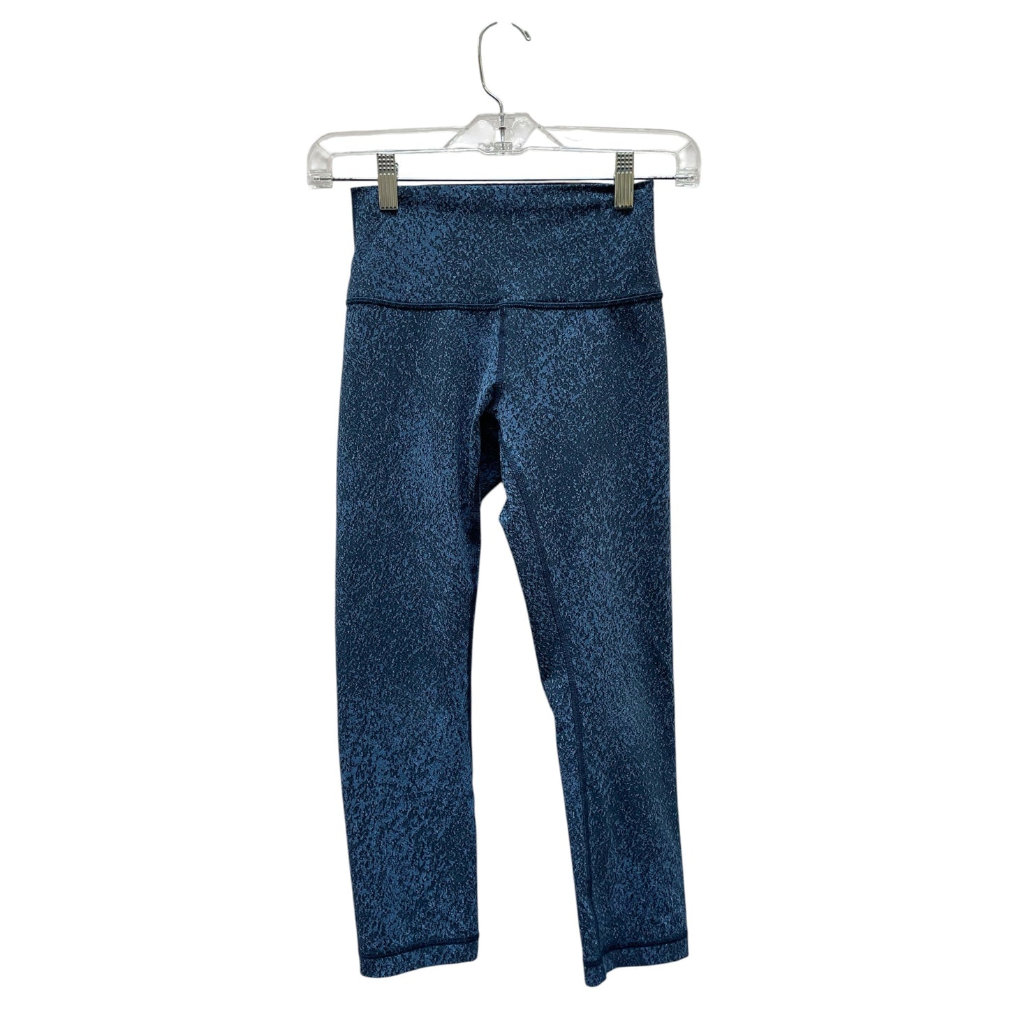 Athletic Leggings By Lululemon In Blue, Size:4