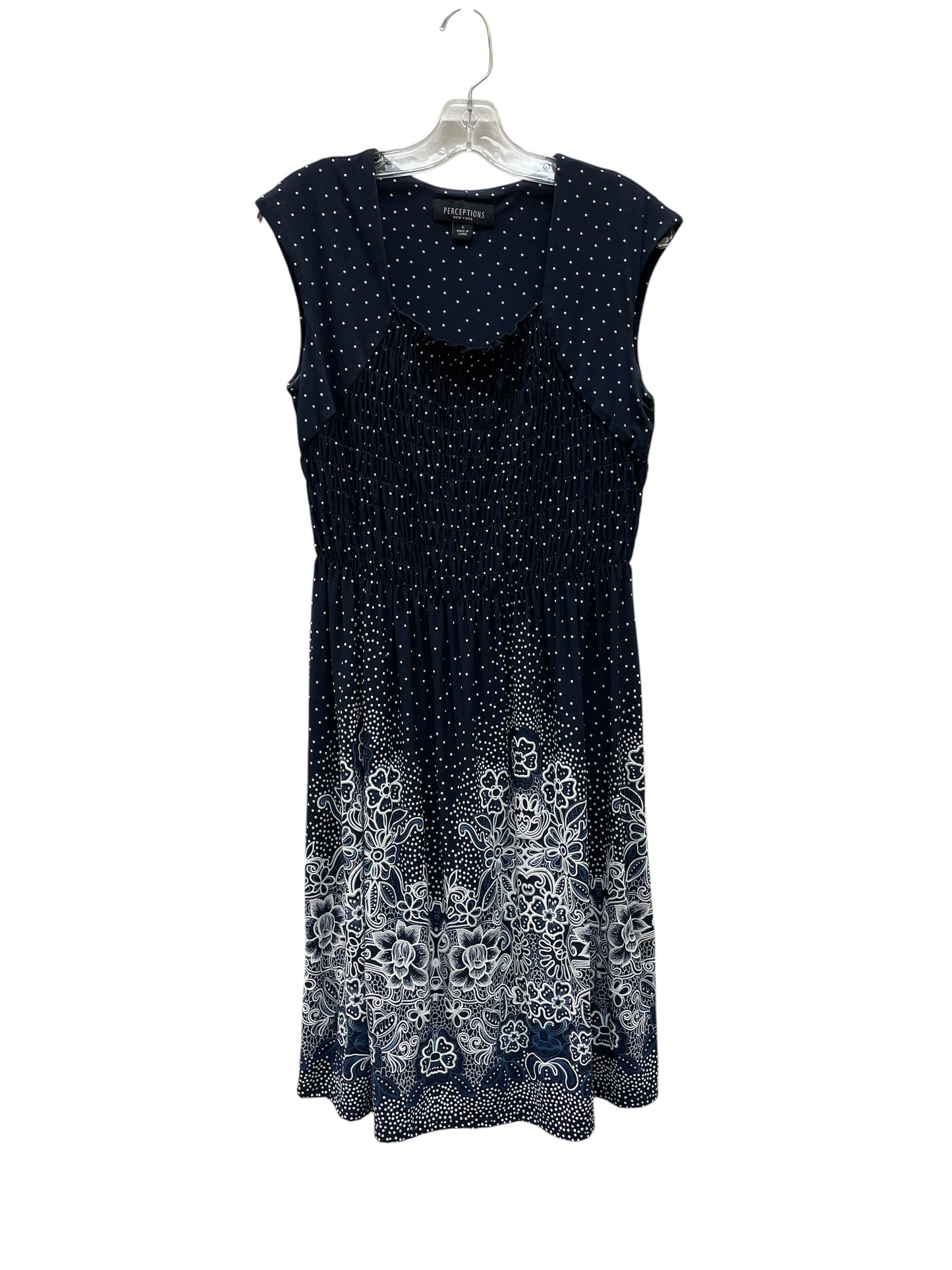 Dress Casual Maxi By Michael By Michael Kors In Blue, Size:Xs