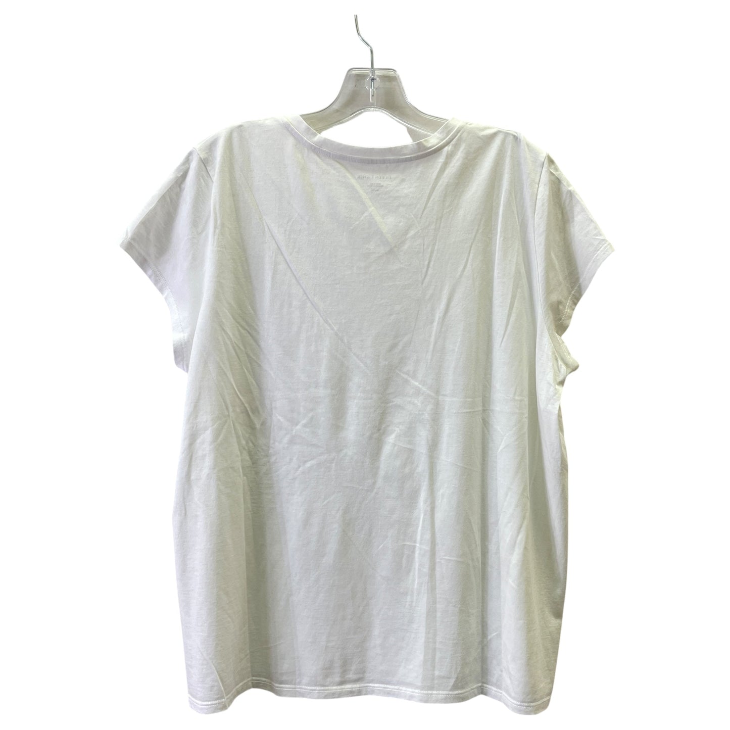 Top Ss Basic By Eileen Fisher In White, Size:Xl
