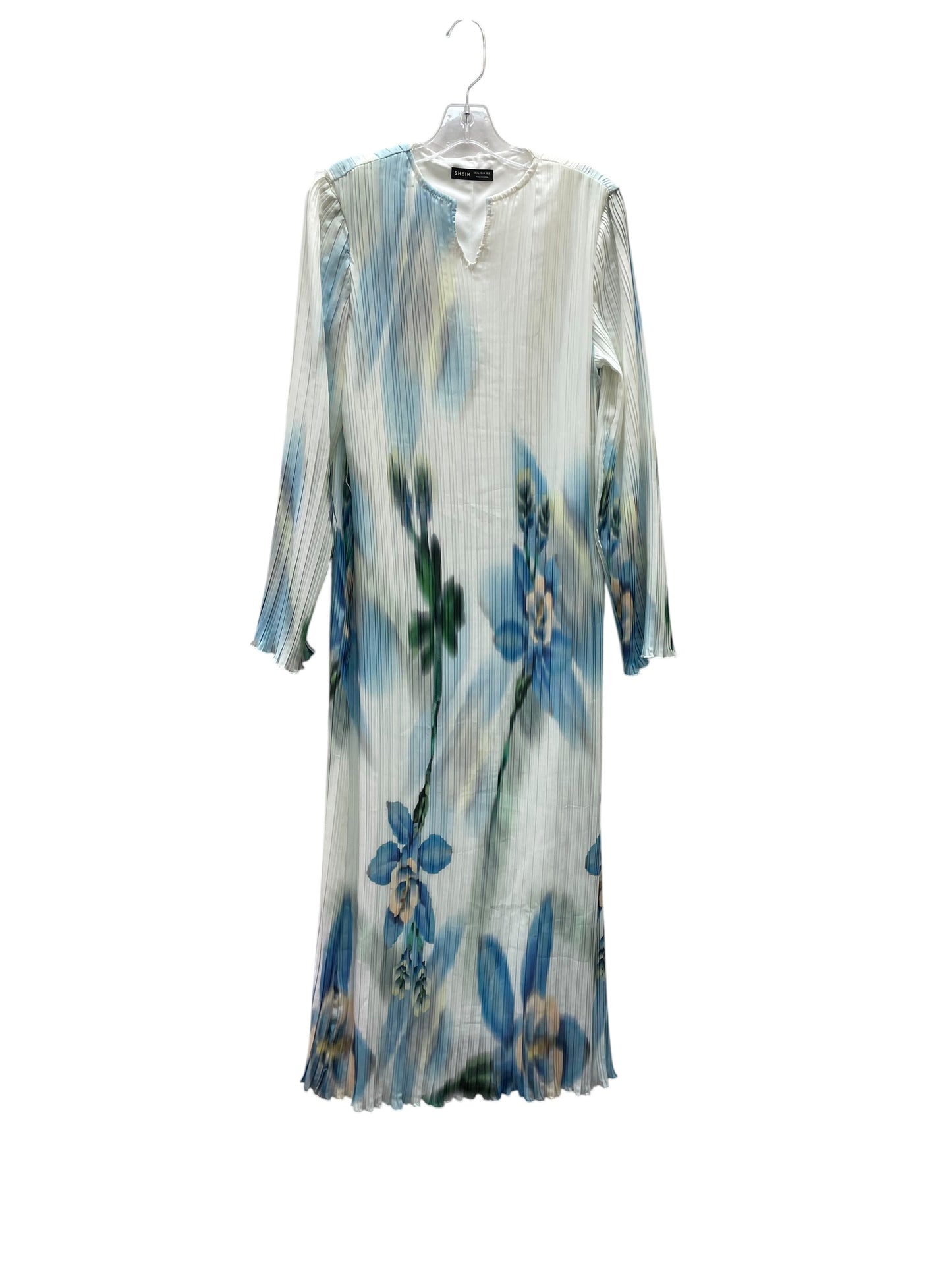 Dress Casual Maxi By Shein In Blue, Size:Xl