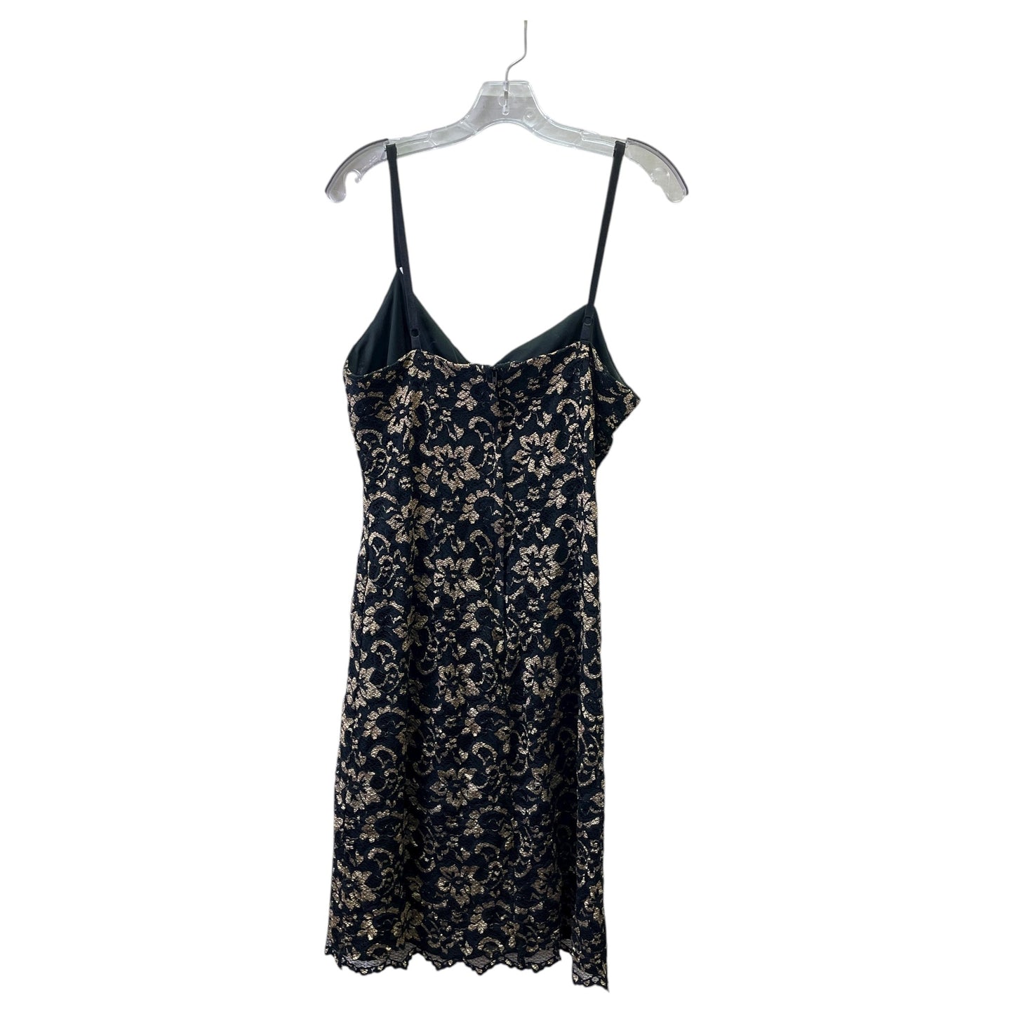 Dress Party Short By La Belle In Black & Gold, Size:L