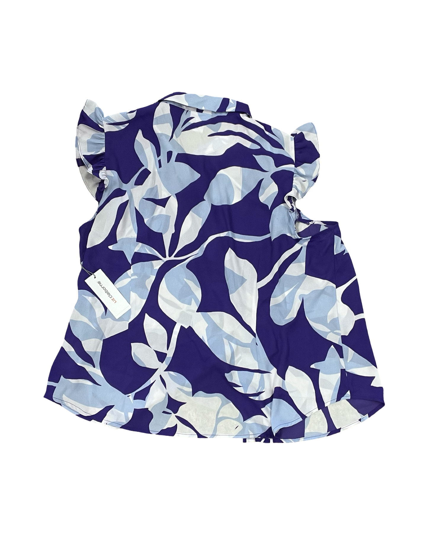 Top Sleeveless By Liz Claiborne In Purple, Size:Xxl