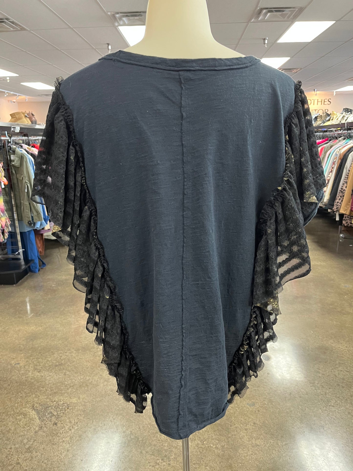 Top Ss By Pilcro In Black, Size:S