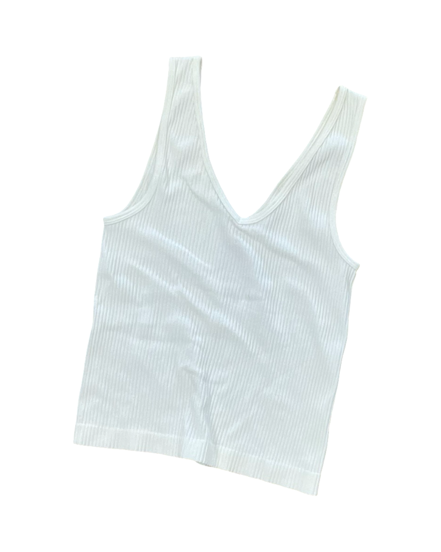 Top Sleeveless By Appleseeds In Cream, Size:L