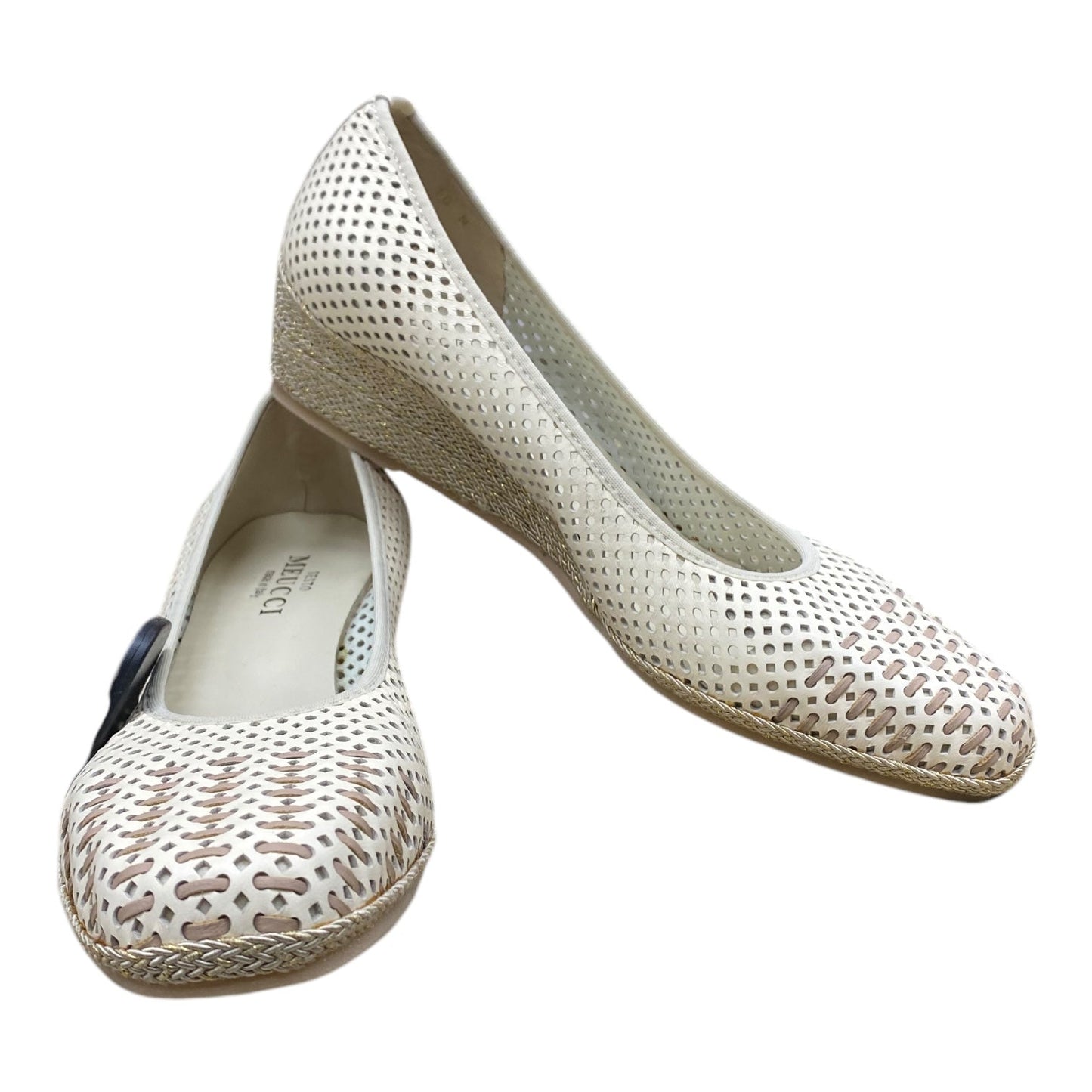 Shoes Flats By Sesto Meucci In Cream, Size:10