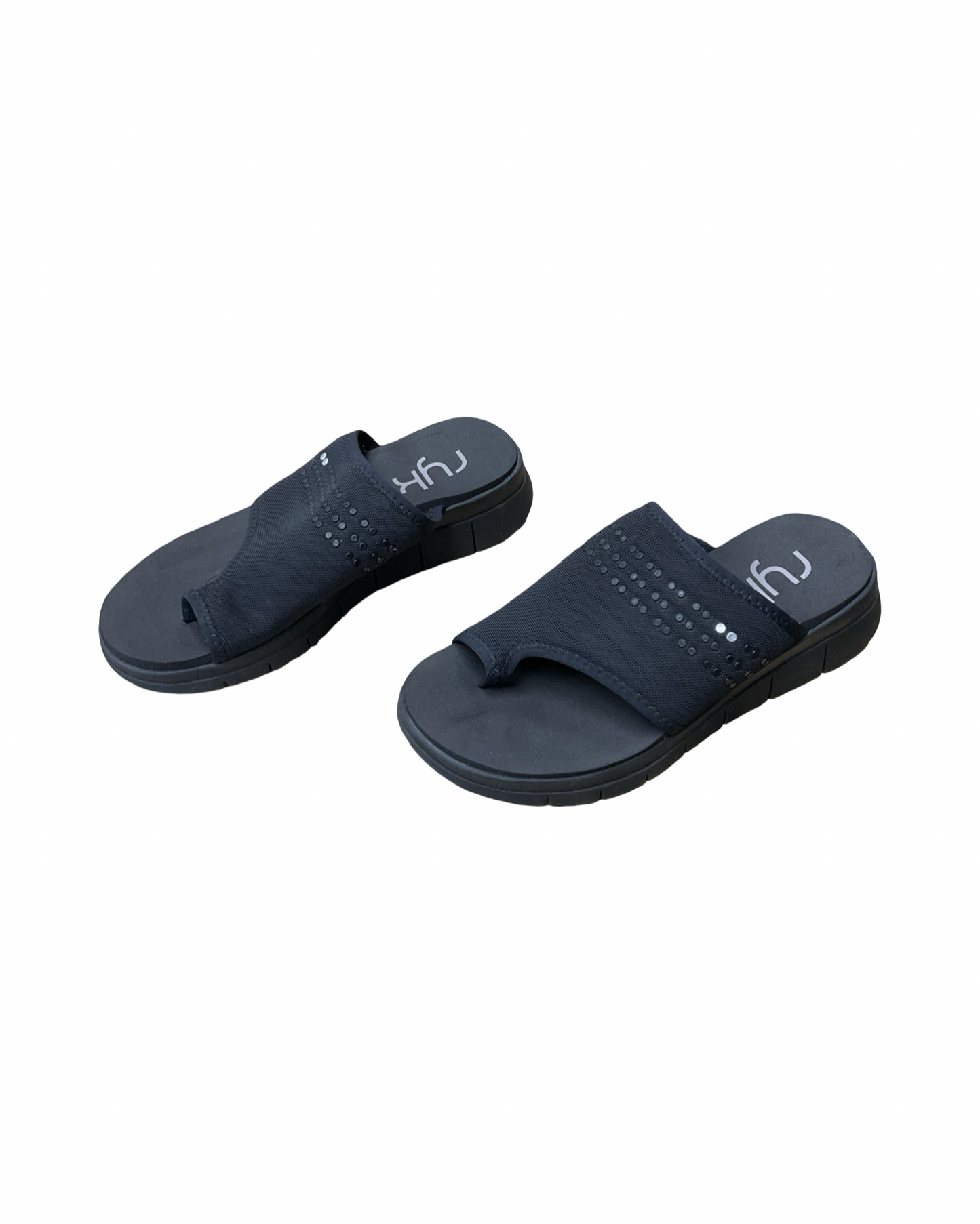 Sandals Flats By Ryka In Black, Size:6